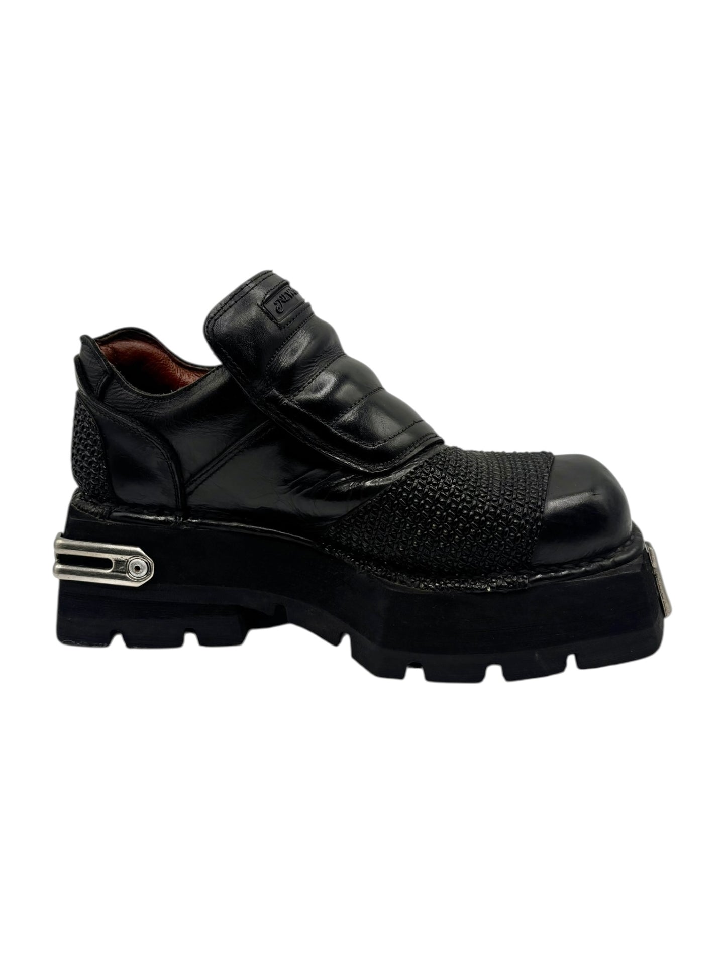 Vintage New Rock atom platform boots size 43