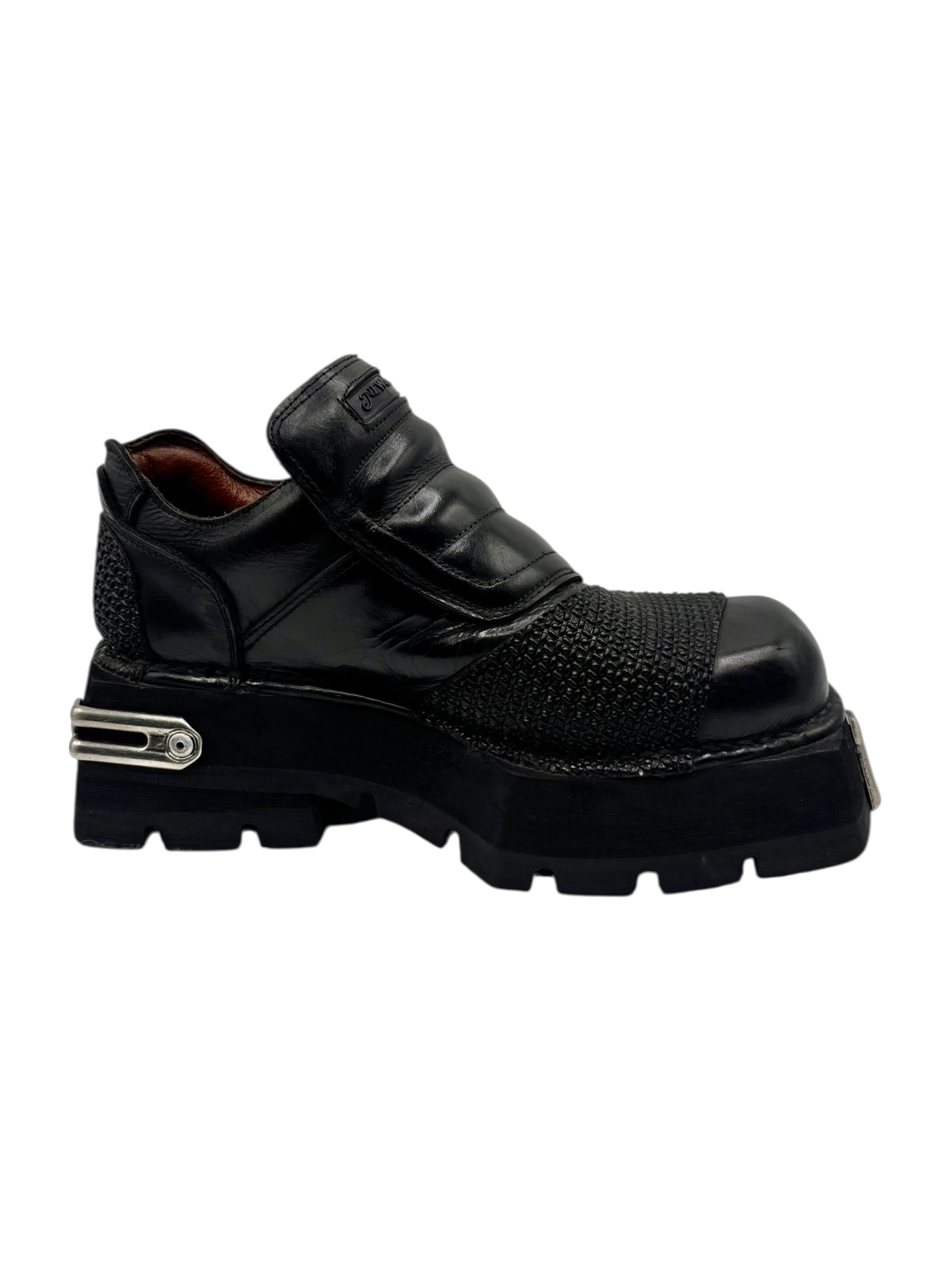 Vintage New Rock atom platform boots size 43