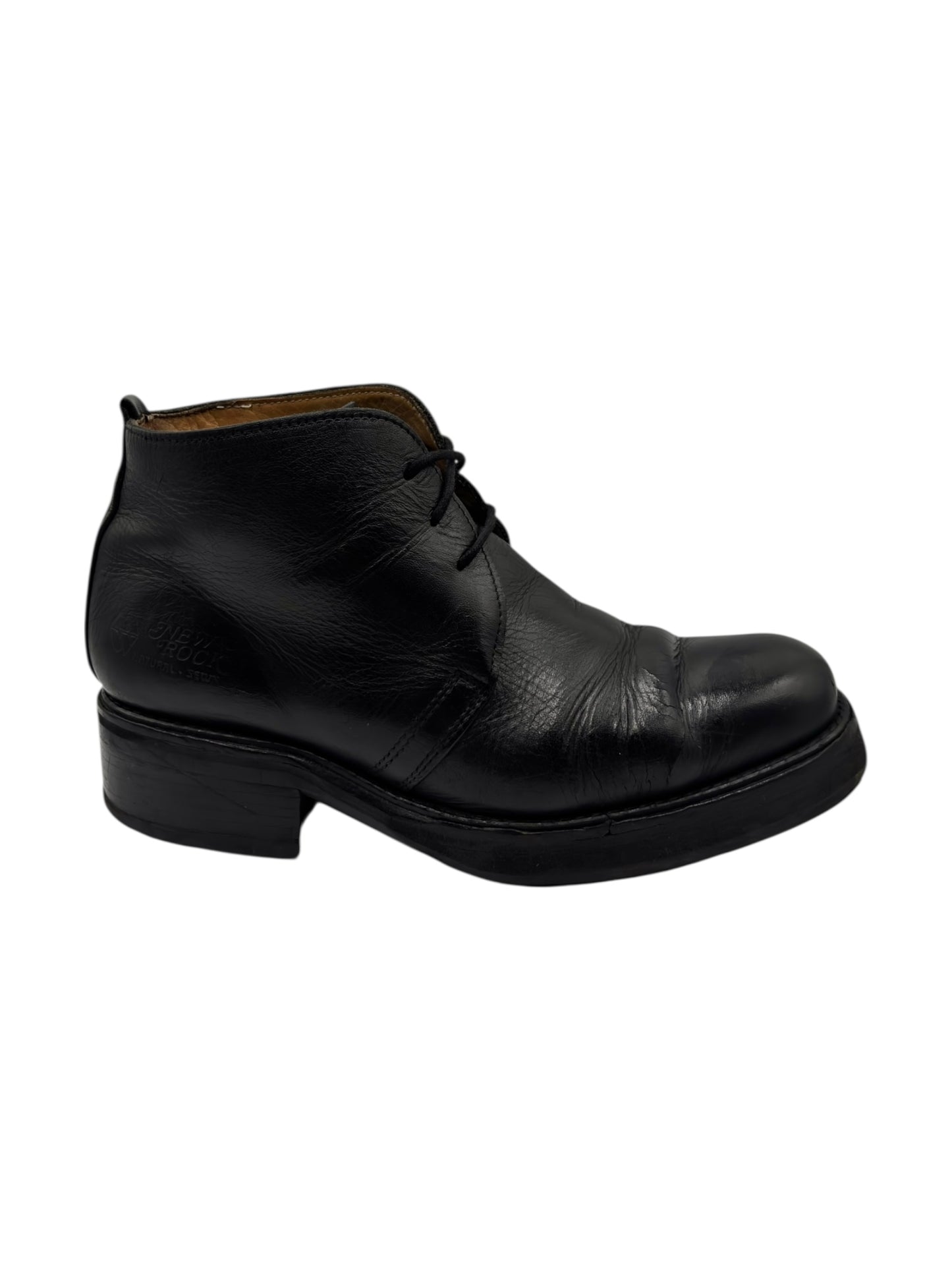 Vintage New Rock classic leather ankle boots size 41