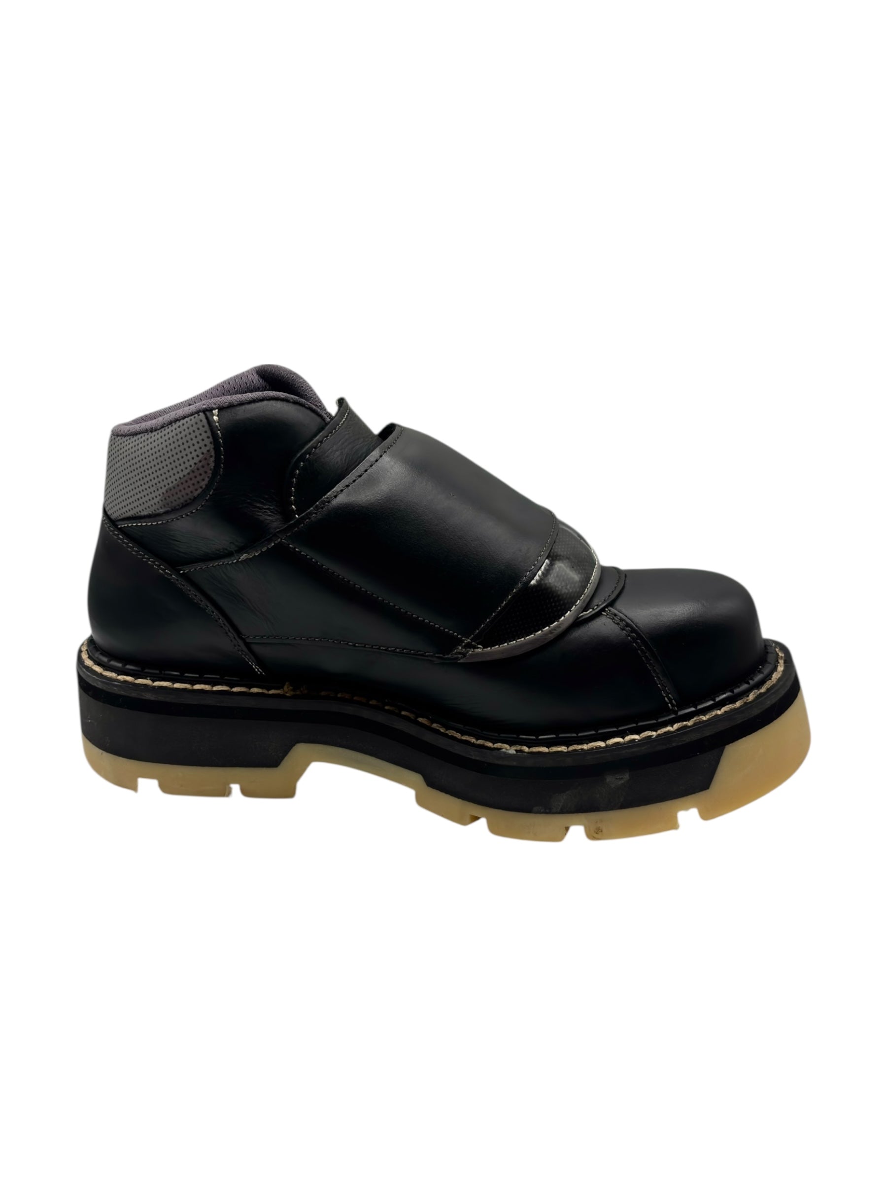 Vintage ART M401 foxxil black platform boots size 41