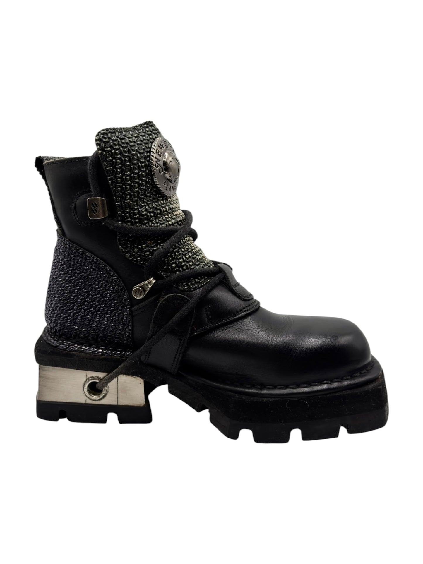 SUPER RARE vintage New Rock atom platform boots