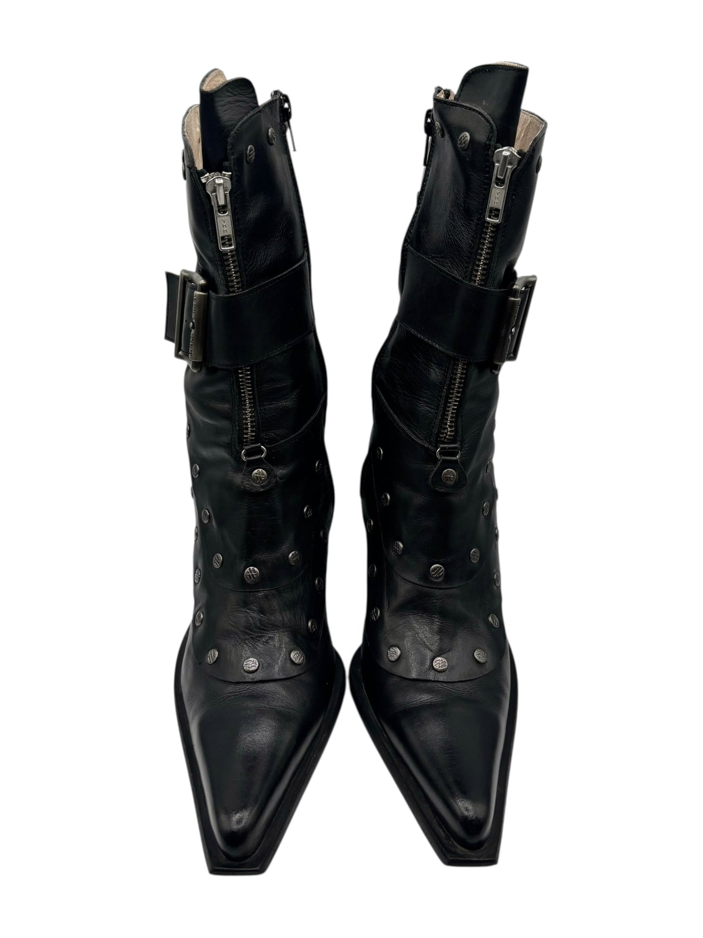Vintage New Rock studded heels size 40