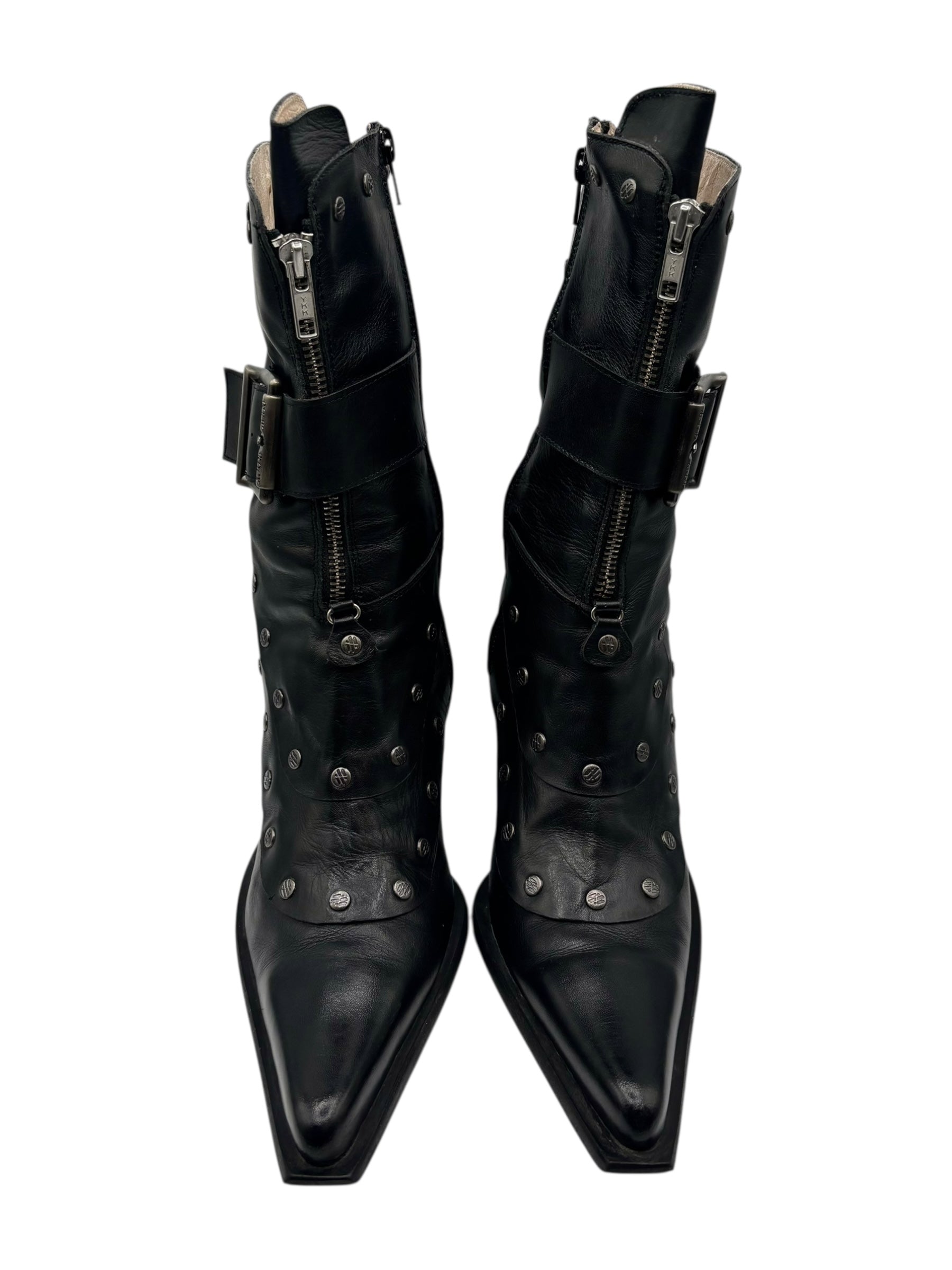 Vintage New Rock studded heels size 40