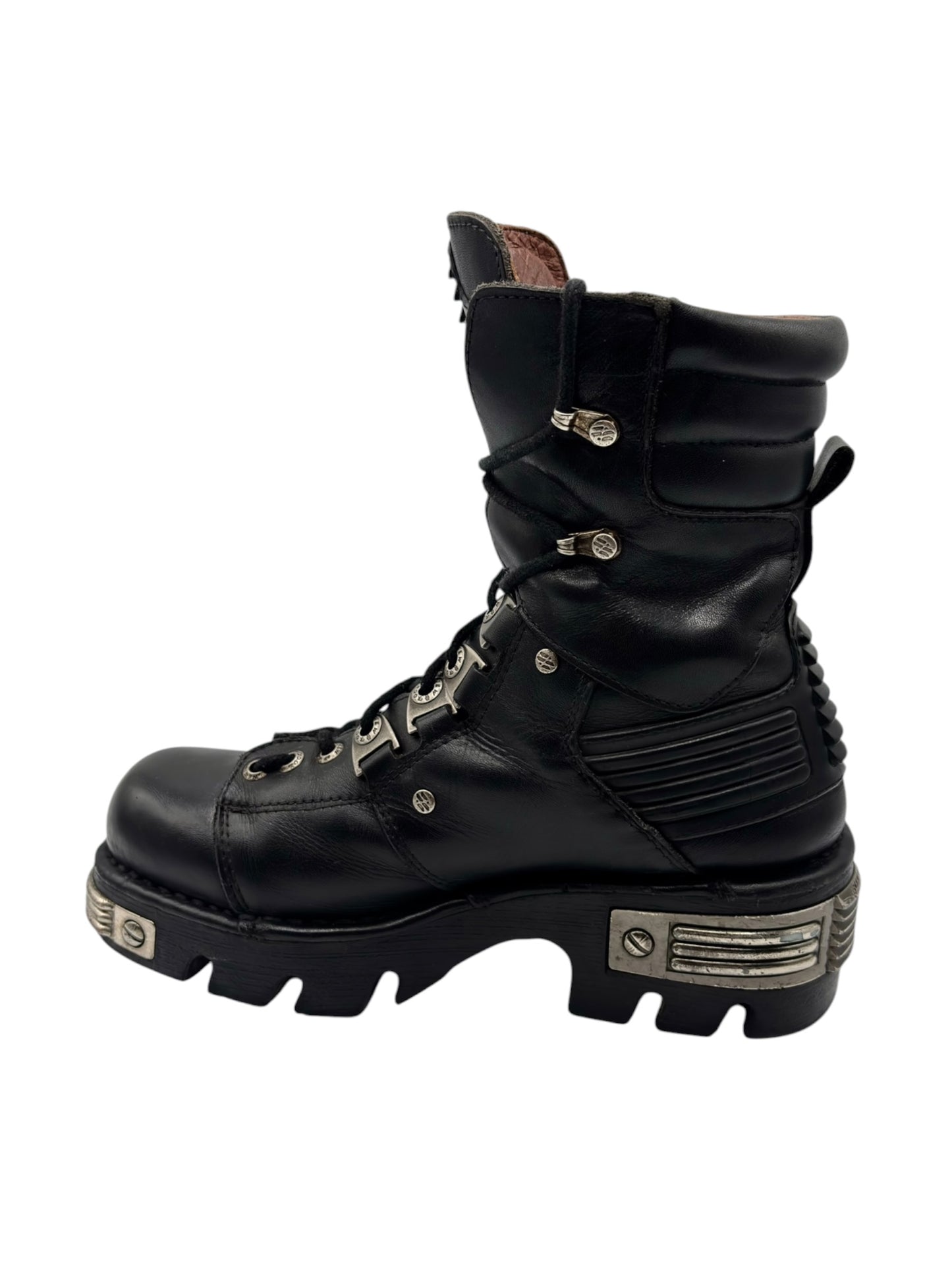 Vintage New Rock tiger reactor leather boots