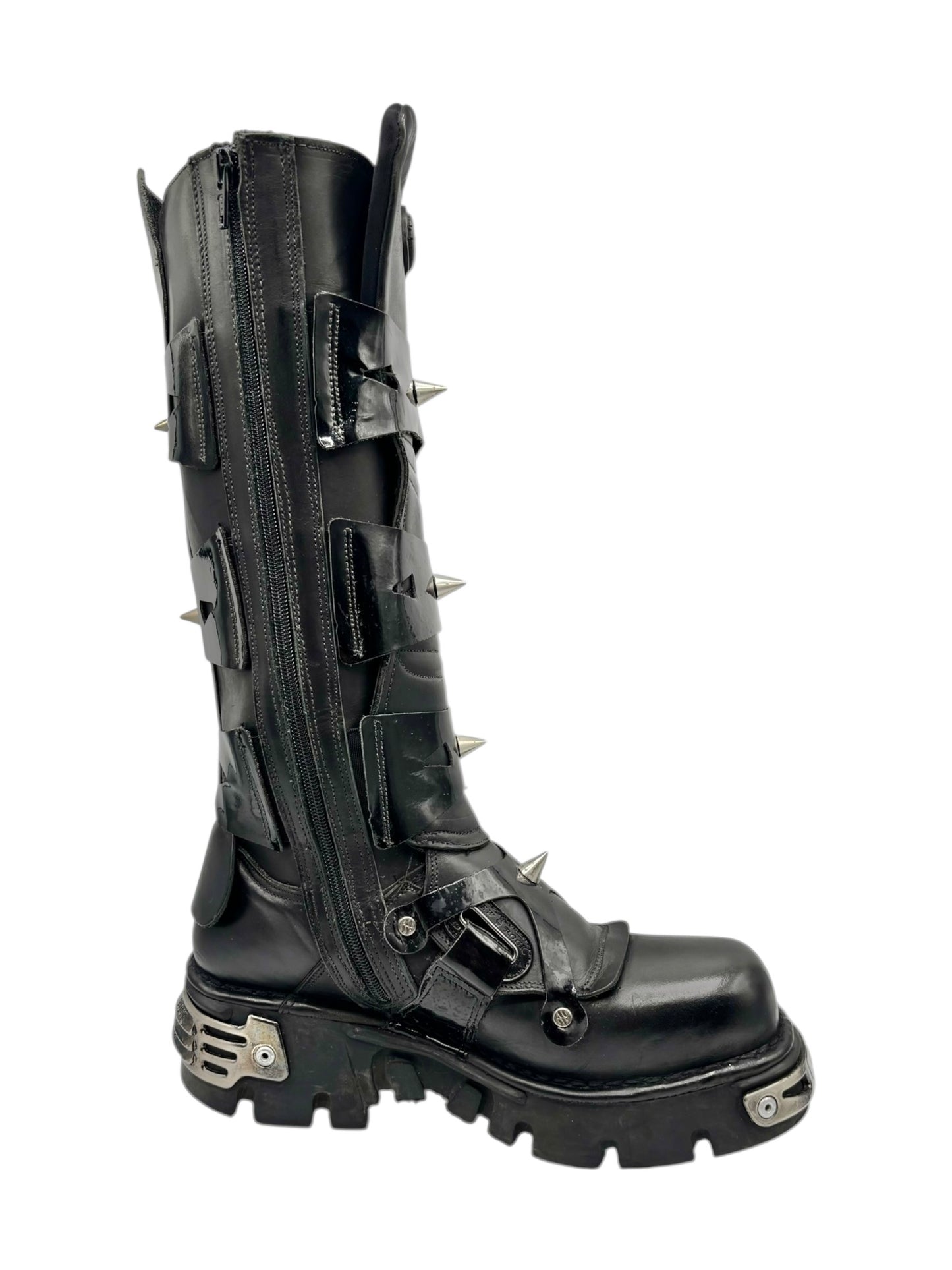 Vintage New Rock M-735-C5 knee high leather boots size 41