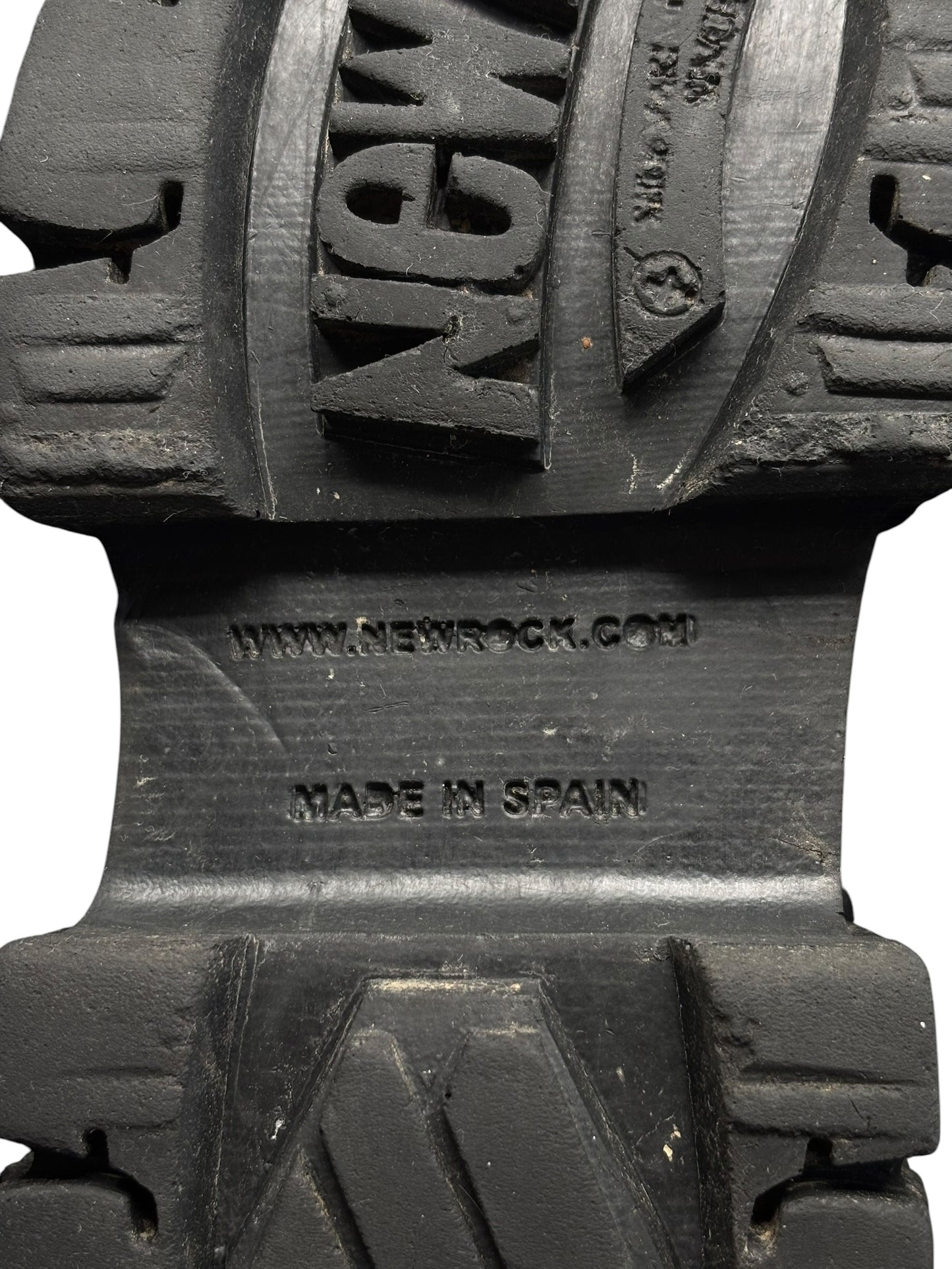 New Rock mega platform techno leather boots