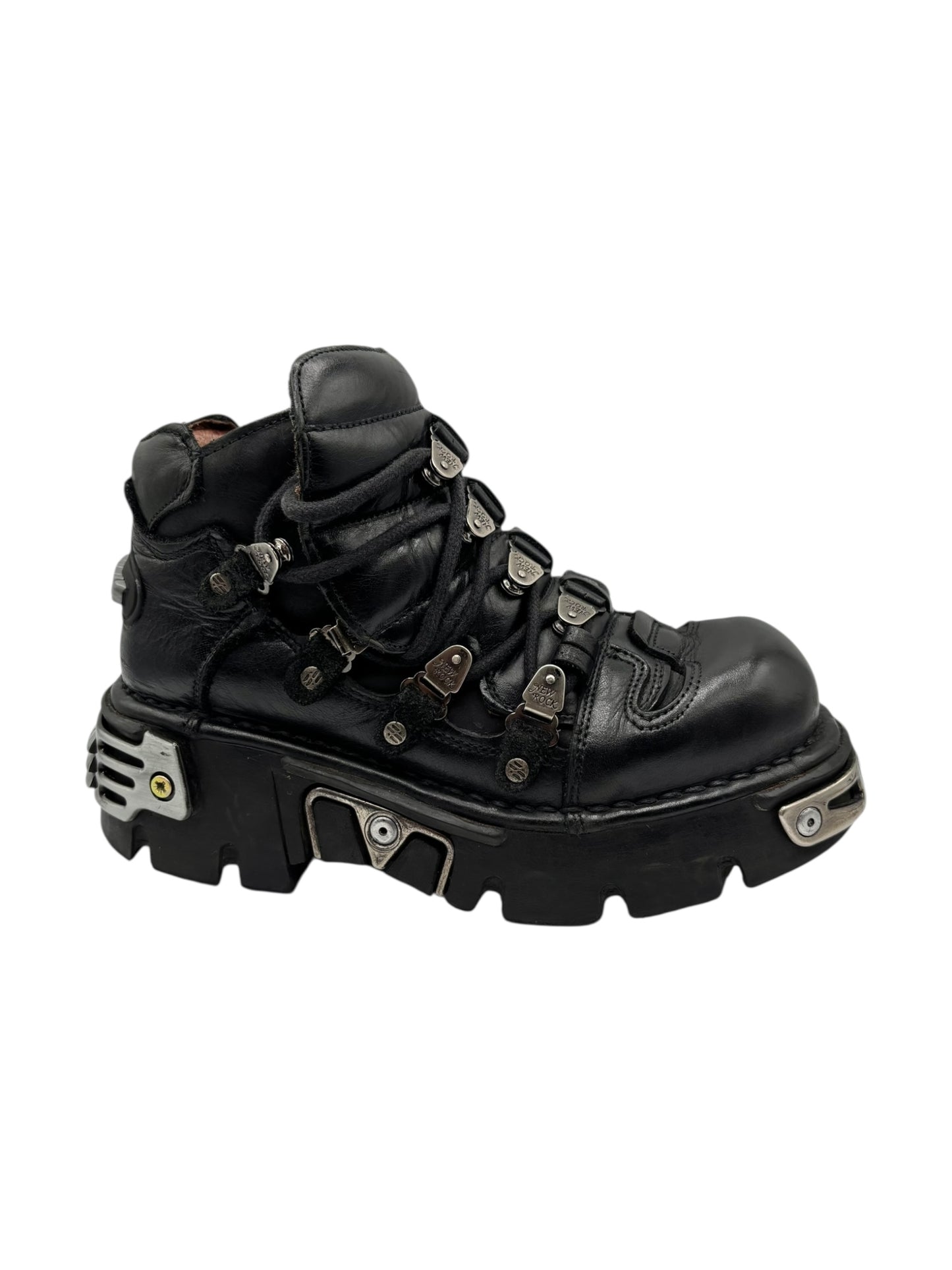 Vintage New Rock reactor platform boots size 38