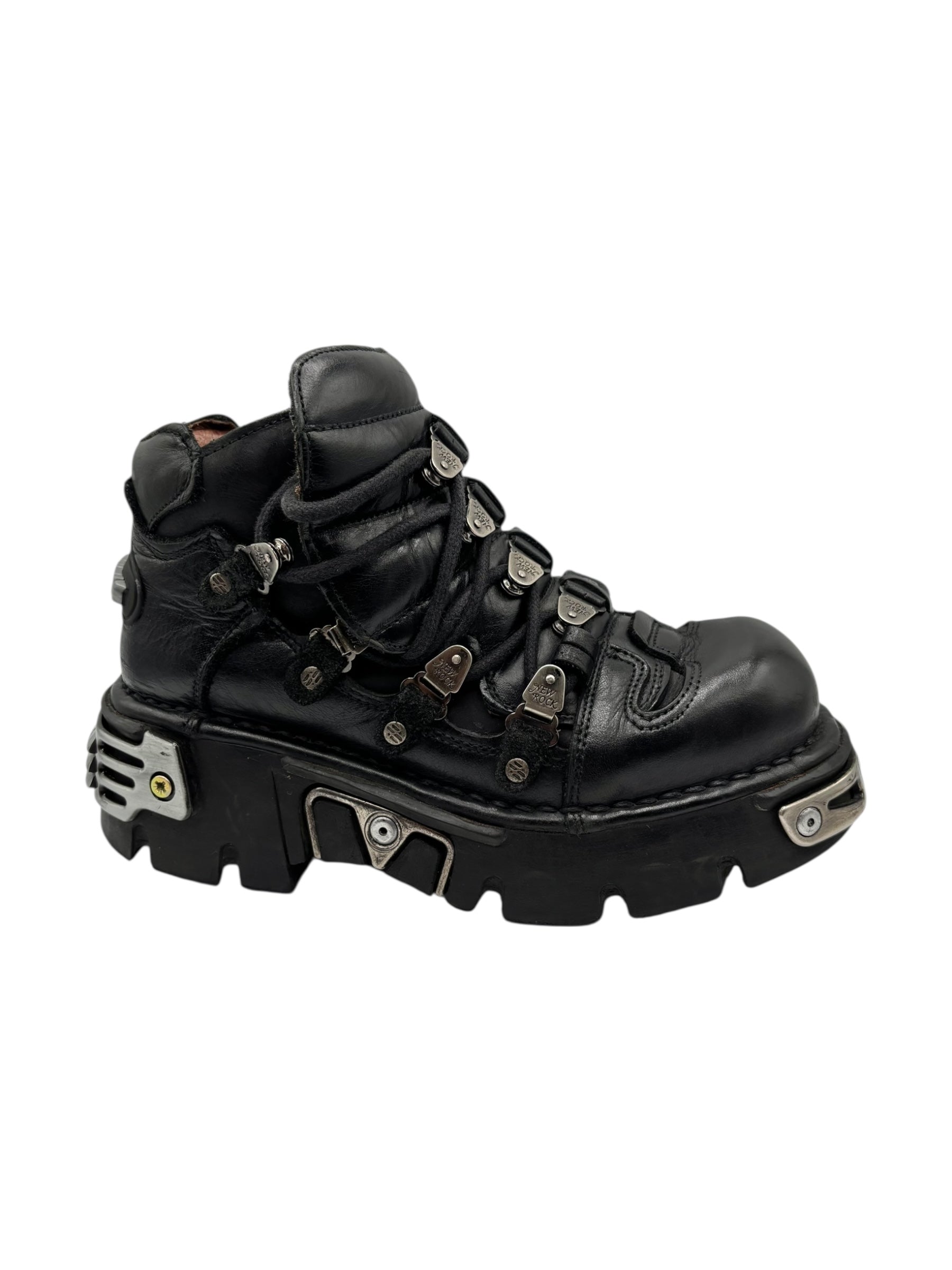 Vintage New Rock reactor platform boots size 38