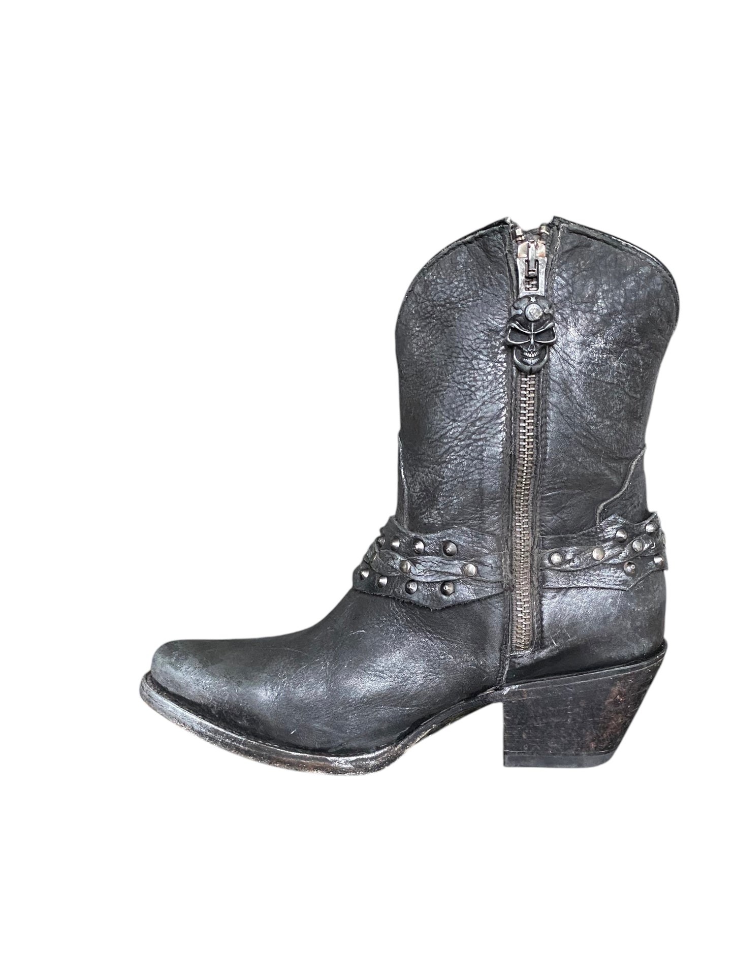 New Rock leather cowboy boots size 37