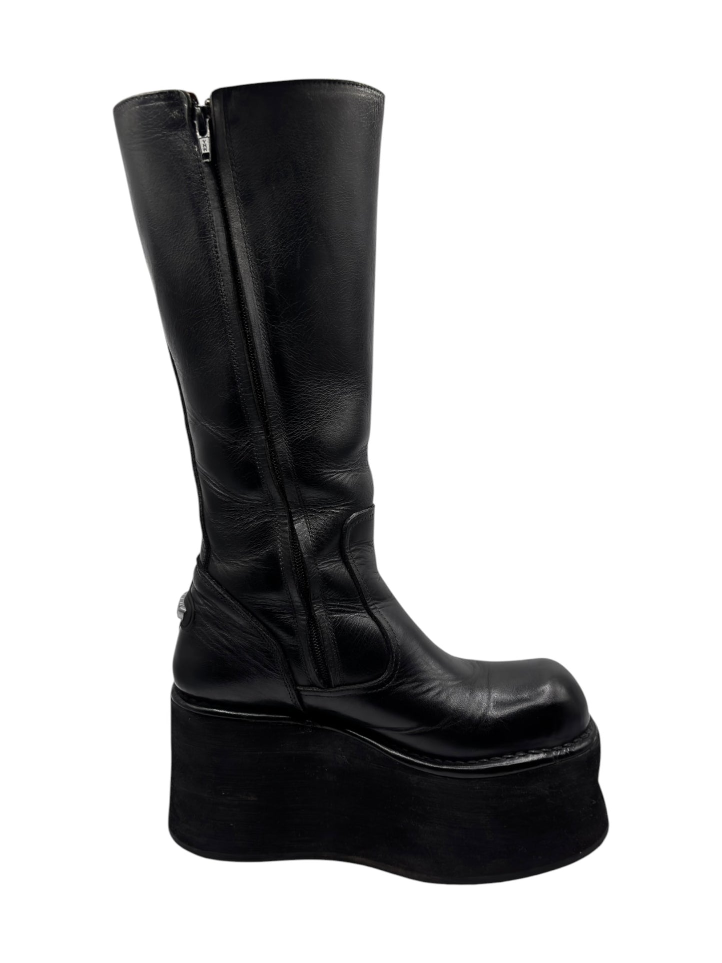Rare vintage New Rock knee high neptuno platform boots