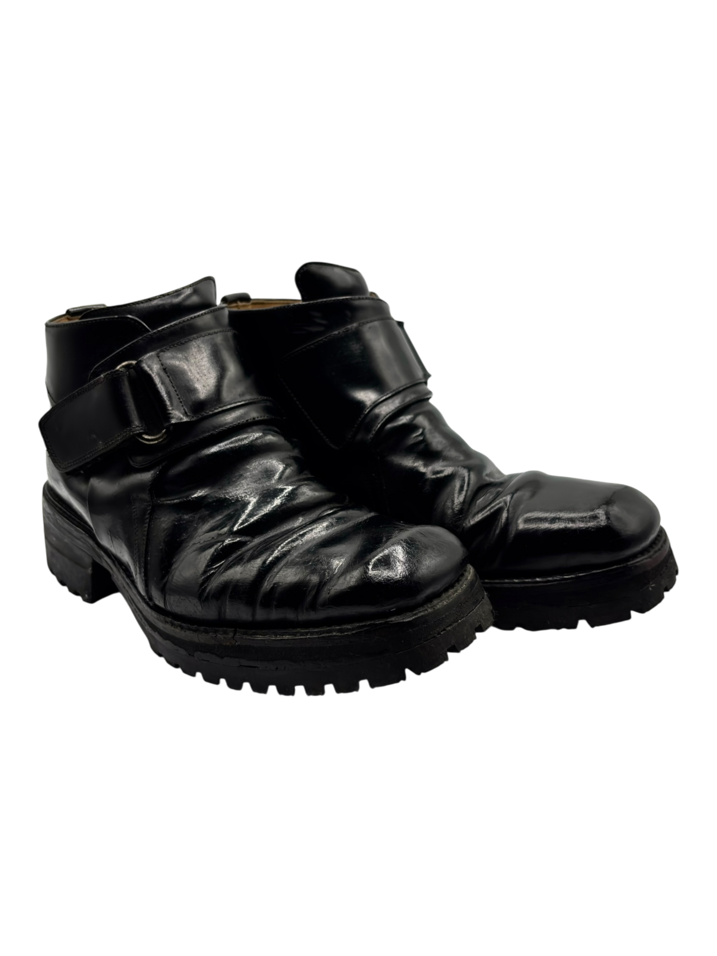 Vintage New Rock classic leather ankle boots size 41