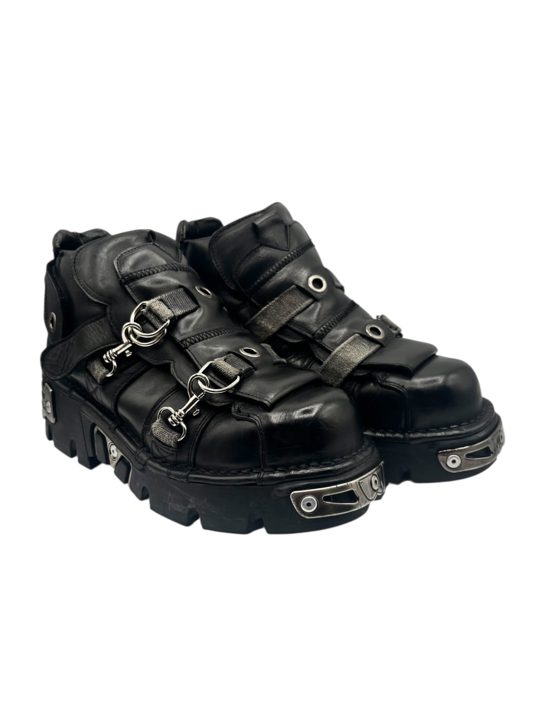 Vintage New Rock reactor platform boots size 43