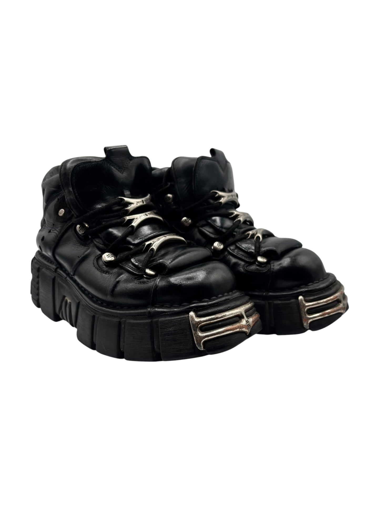 Vintage New Rock M.106-S1 leather platform boots