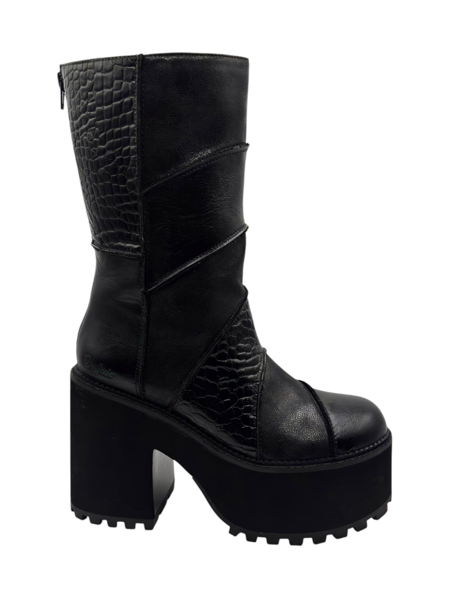 Vintage Buffalo leather platform boots