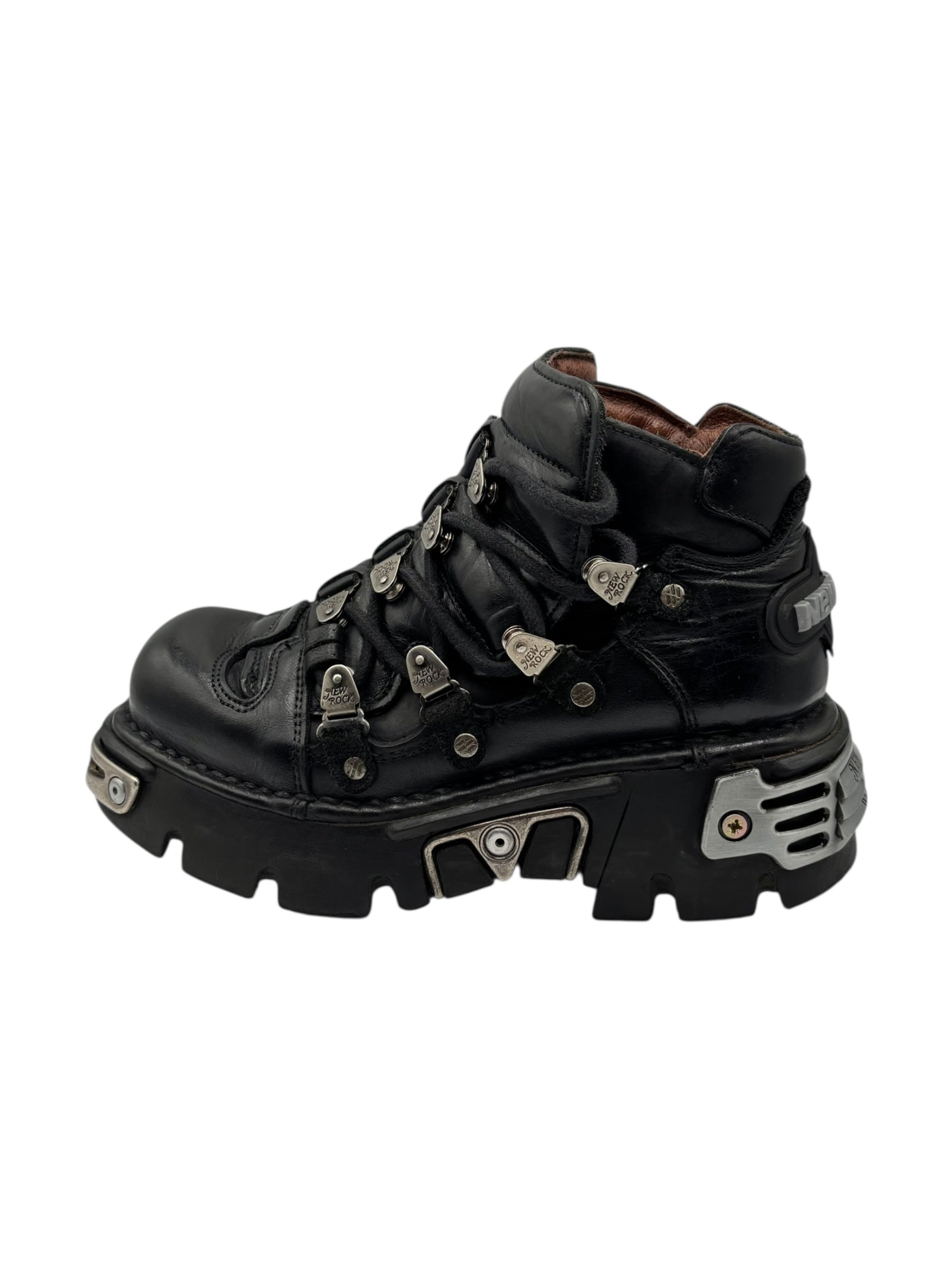 Vintage New Rock reactor platform boots size 38
