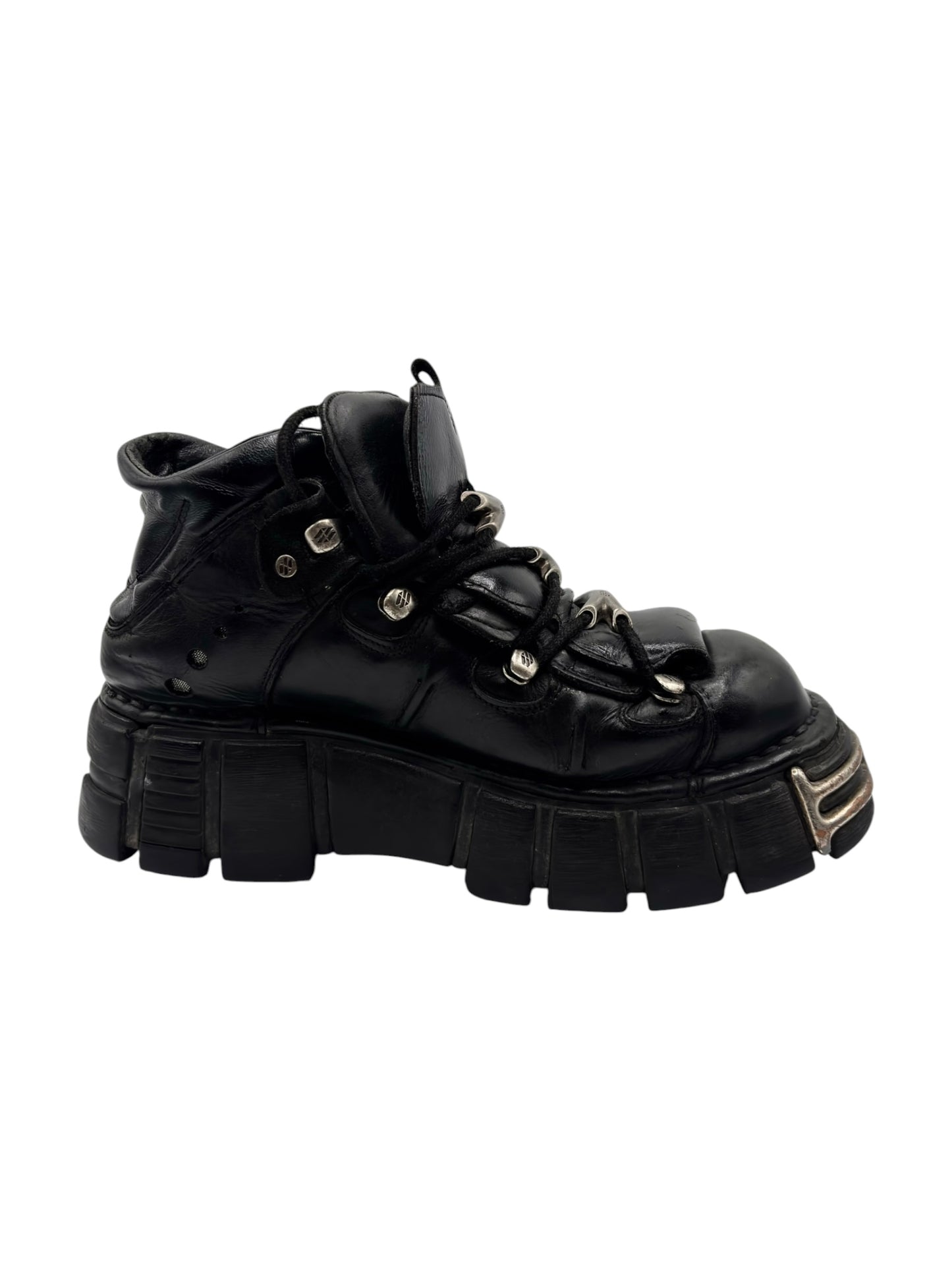 Vintage New Rock M.106-S1 leather platform boots