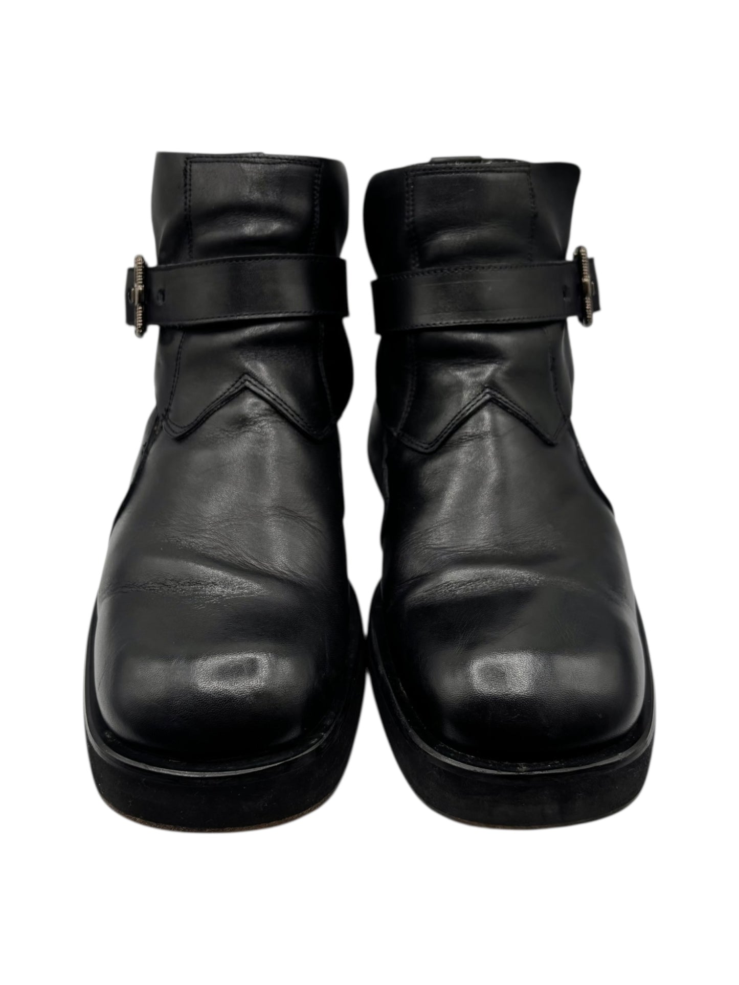 Vintage New Rock leather ankle boots size 43