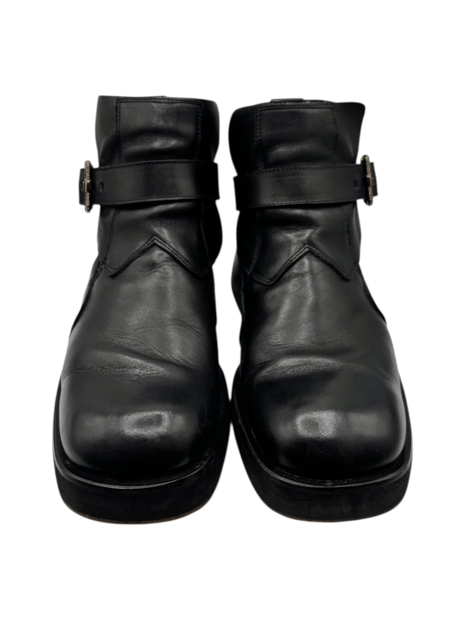 Vintage New Rock leather ankle boots size 43