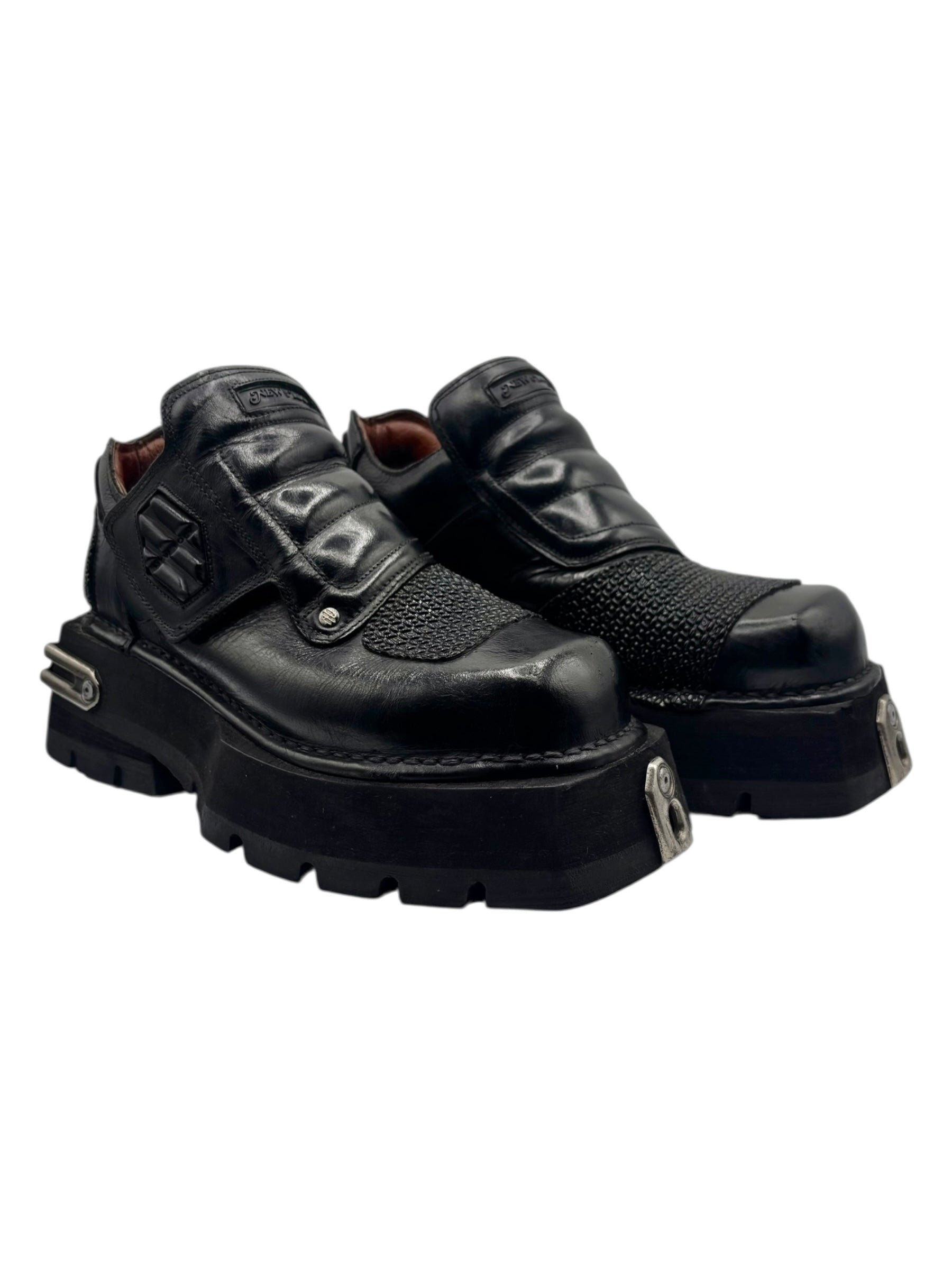 Vintage New Rock atom platform boots size 43