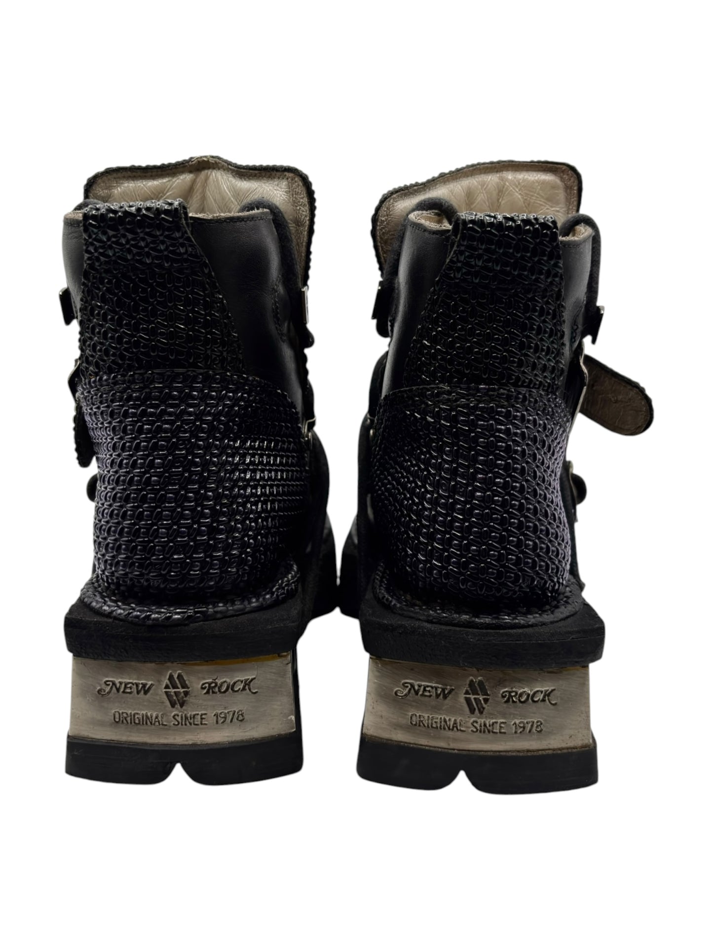 SUPER RARE vintage New Rock atom platform boots
