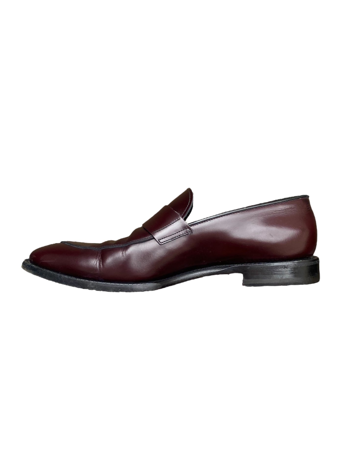 Vintage unisex Prada leather loafers size 40