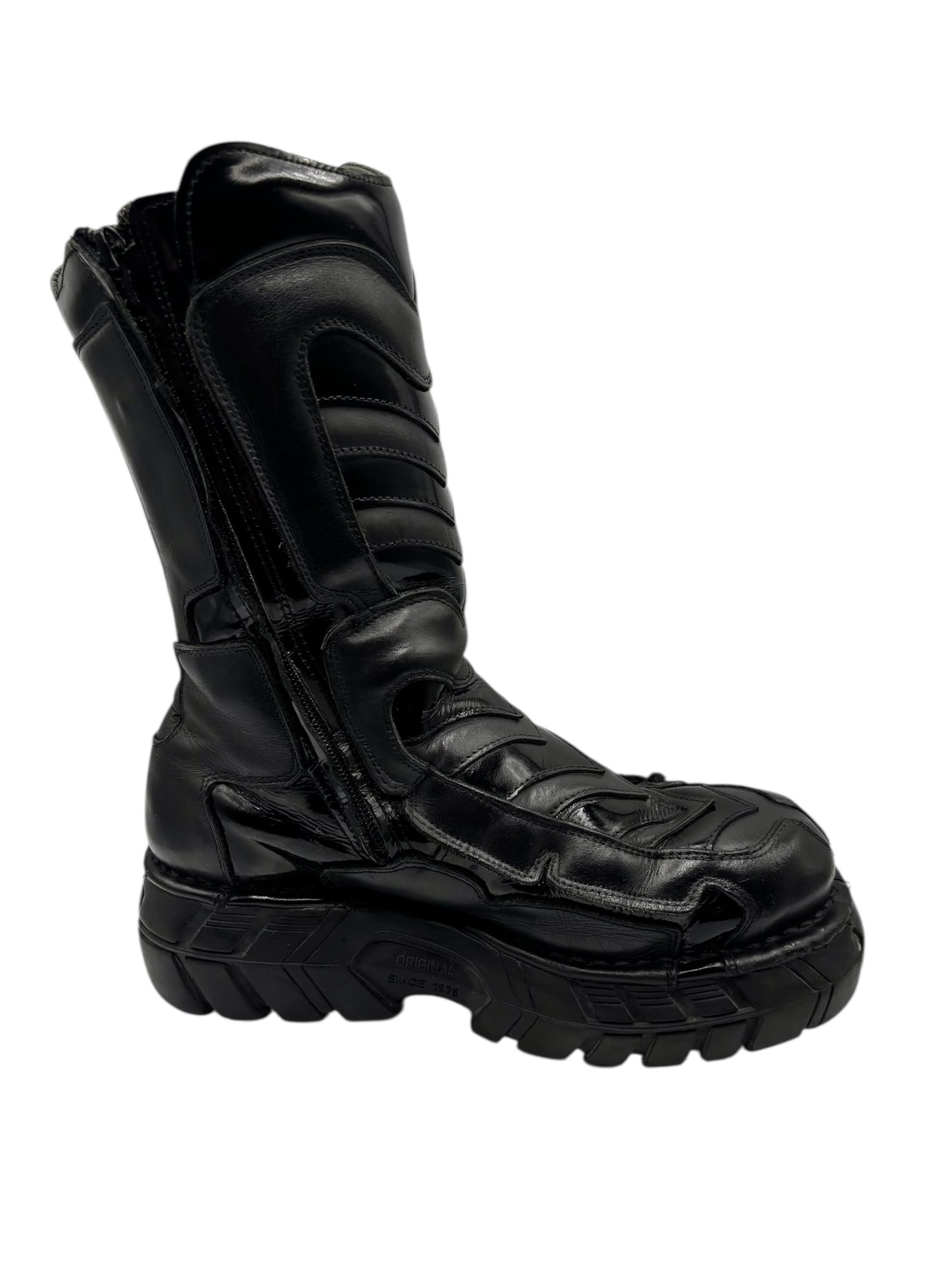 RARE vintage New Rock trailer platform boots size 40