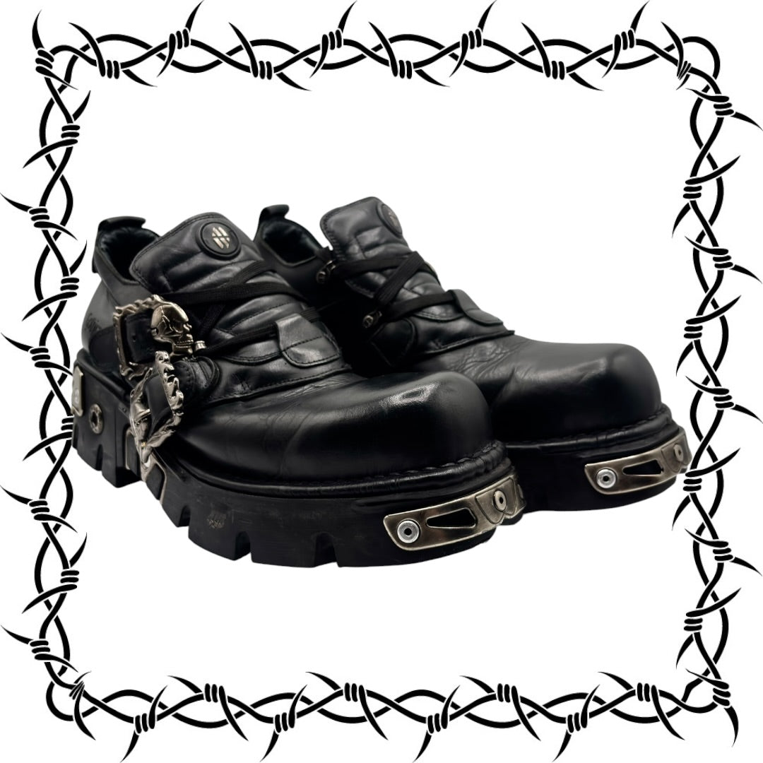 Vintage New Rock reactor ankle boots