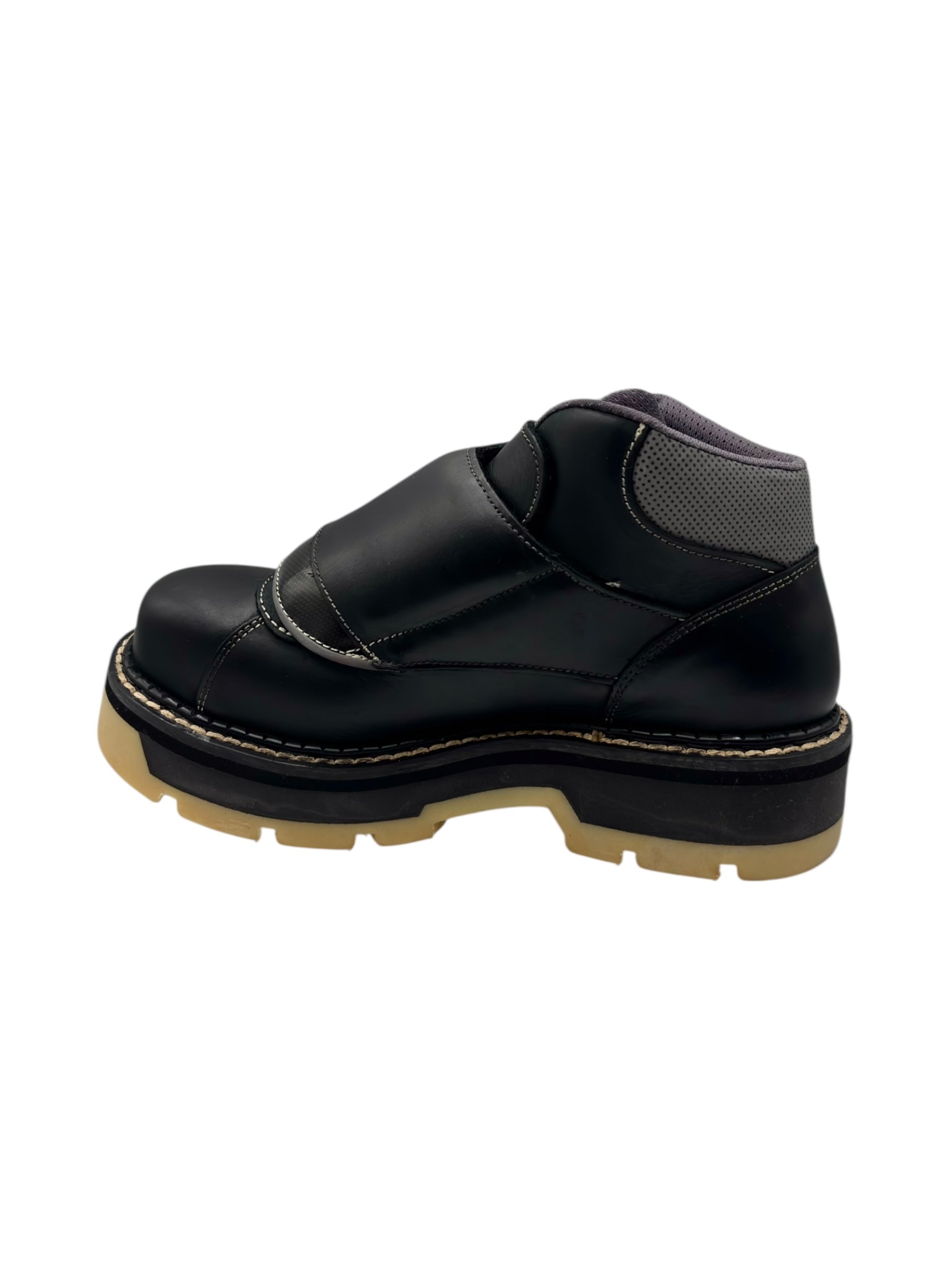 Vintage ART M401 foxxil black platform boots size 41