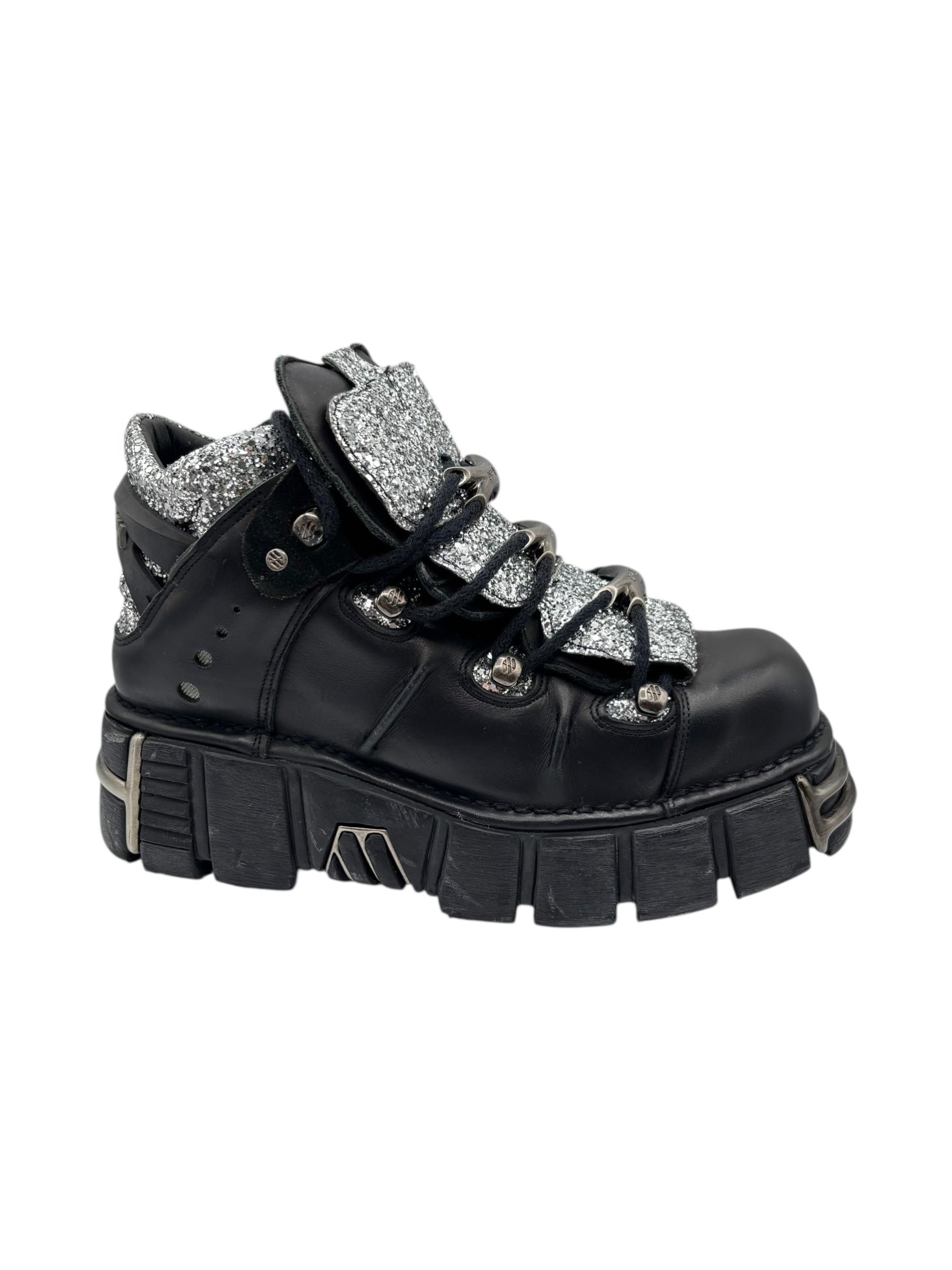 Vintage rare New Rock M.106-R2 platform boots size 44