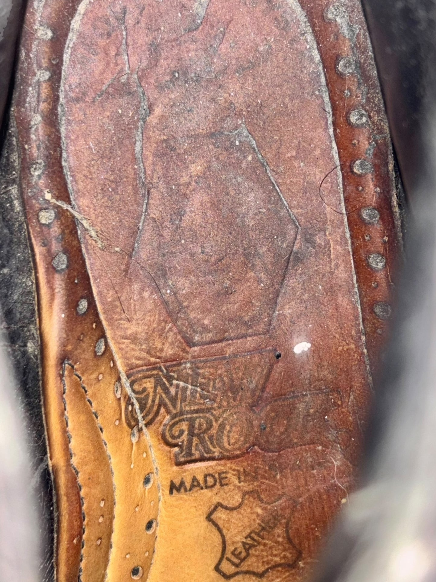 SUPER RARE vintage New Rock side lace platform boots size 44