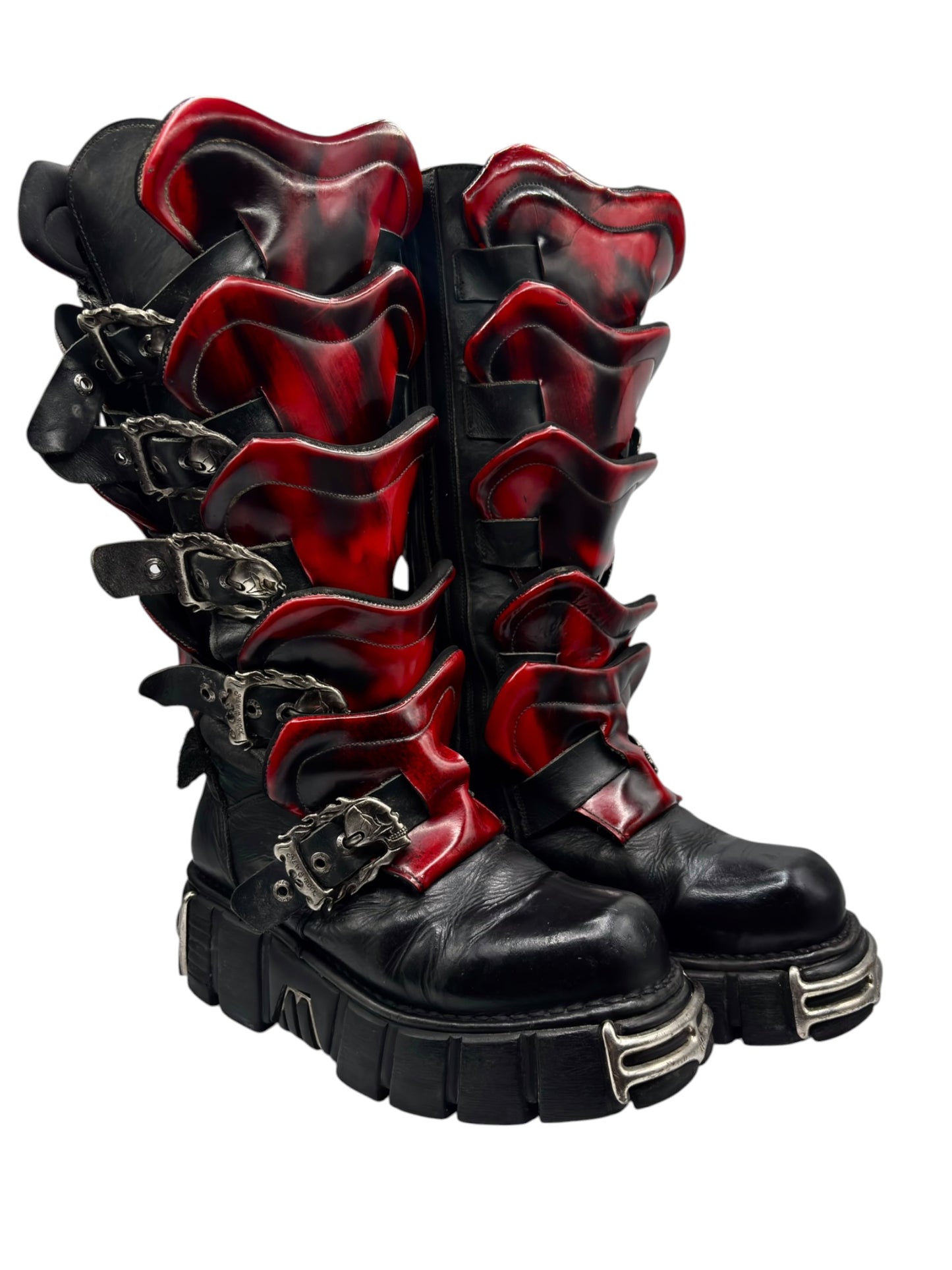 SUPER RARE vintage New Rock red dragon boots