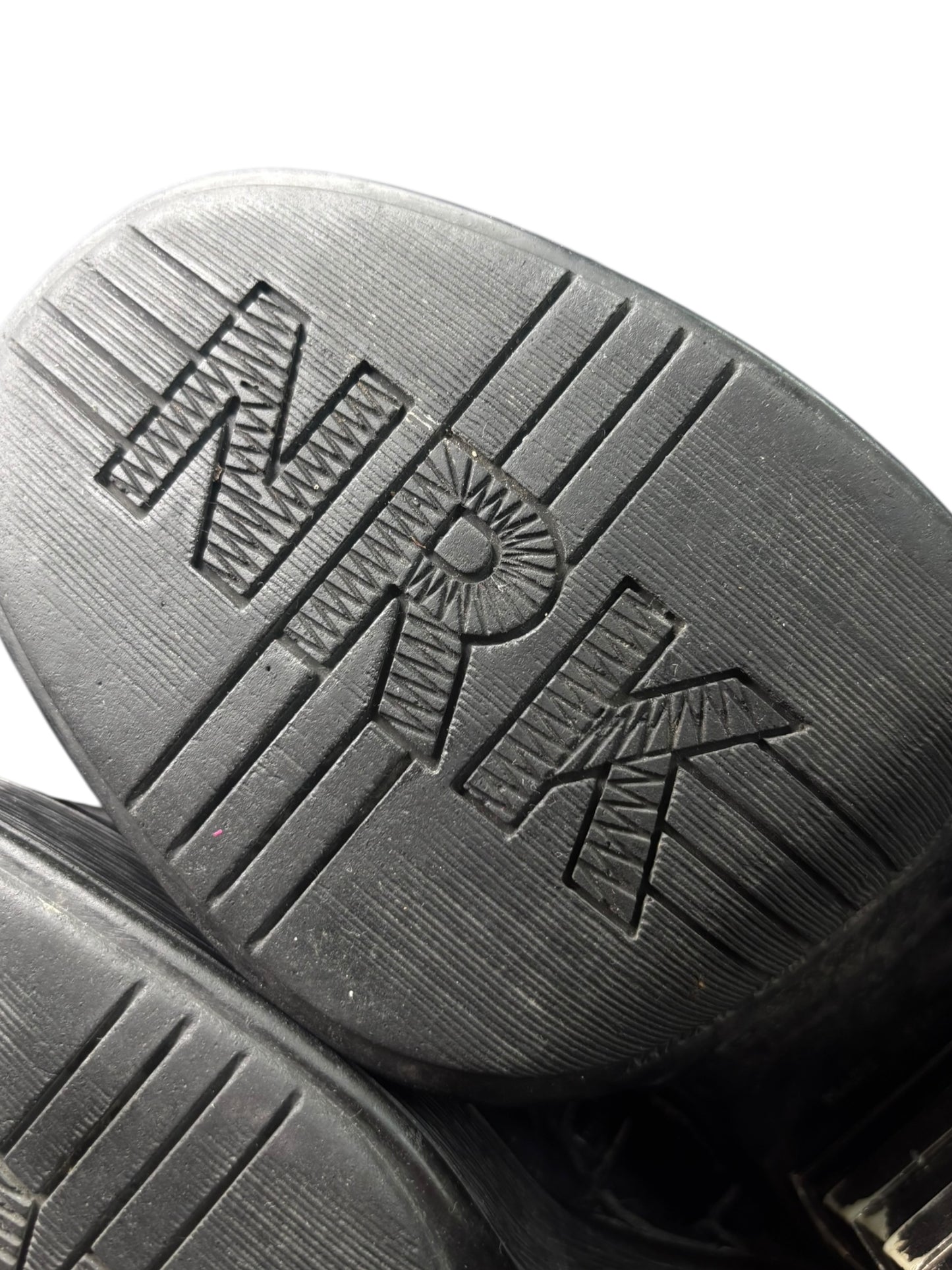 Vintage New Rock goth leather platform boots size 39