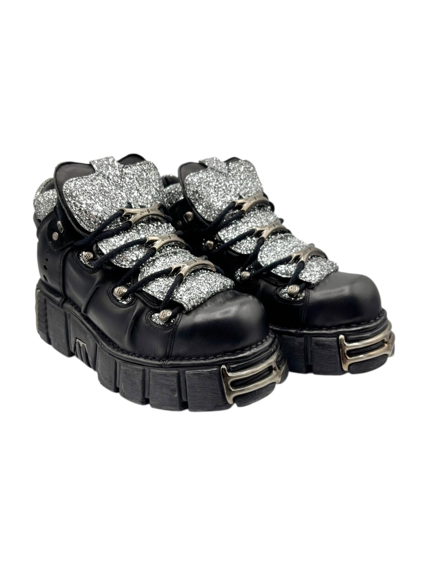 Vintage rare New Rock M.106-R2 platform boots size 44