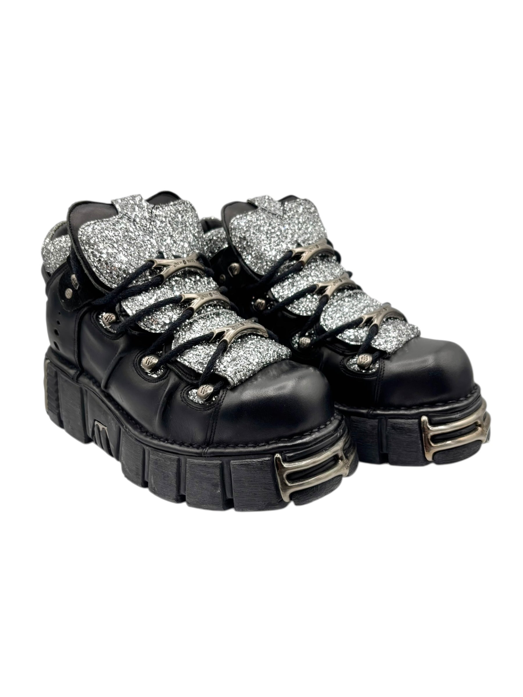 Vintage rare New Rock M.106-R2 platform boots size 44