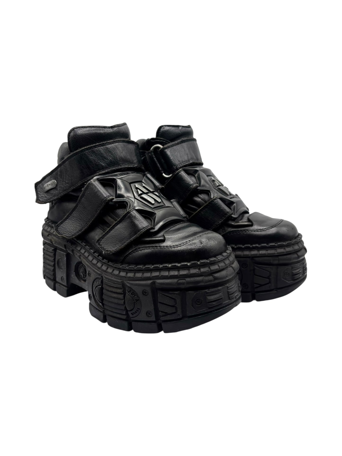 Vintage New Rock M-285 tank platform boots size 37