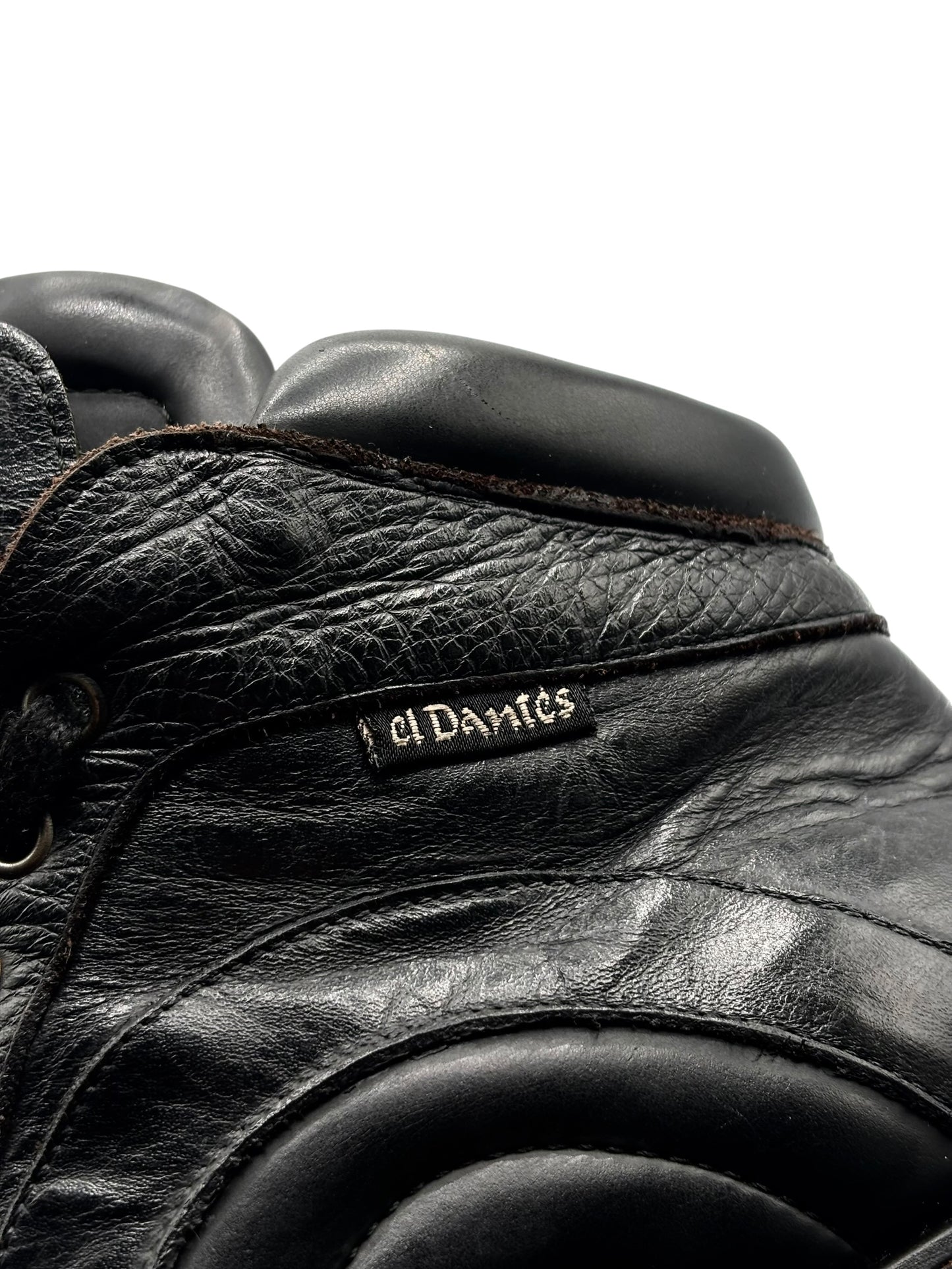 Rare vintage 90s El Dantes leather ankle platform boots