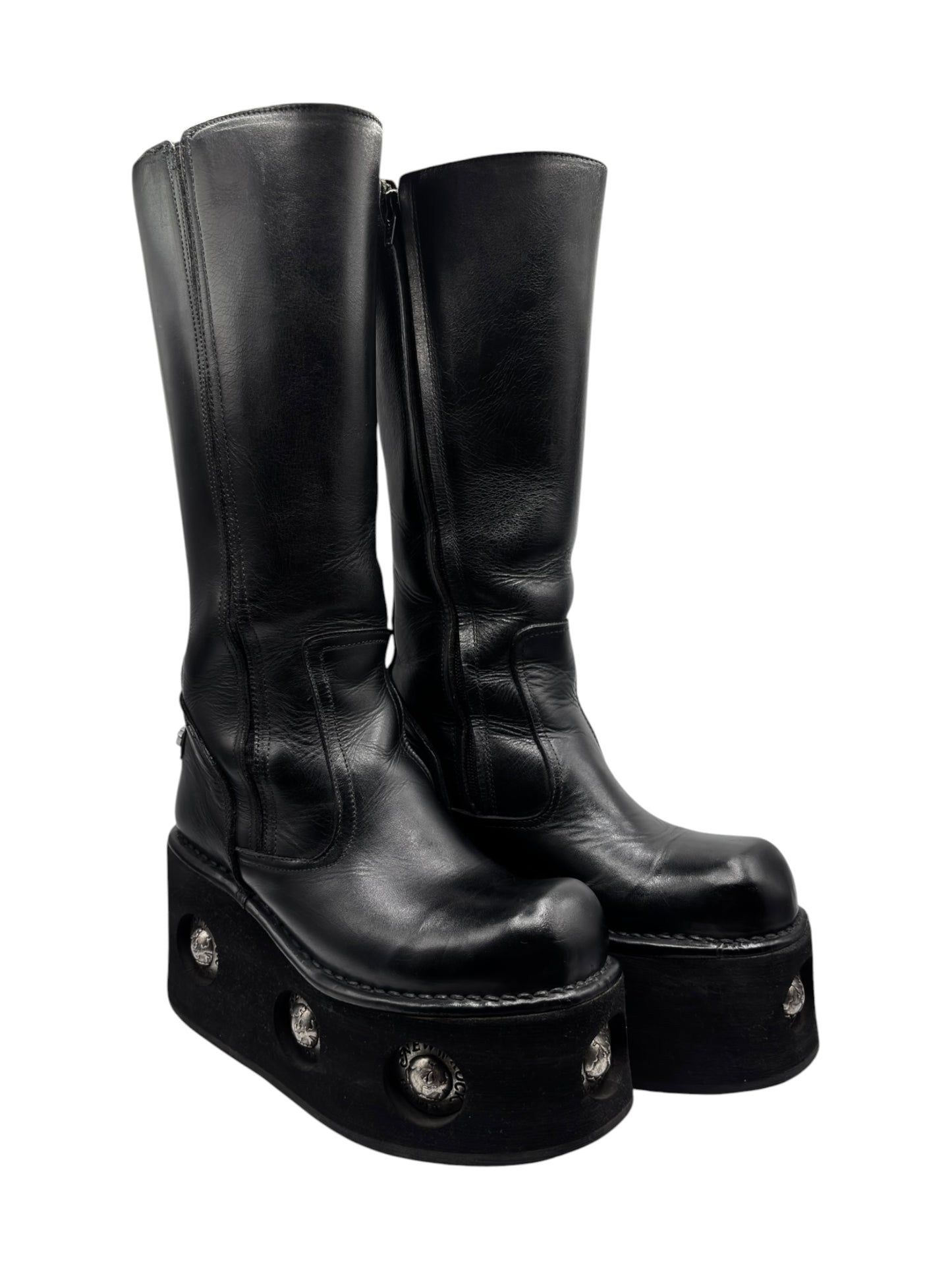 Rare vintage New Rock knee high neptuno platform boots