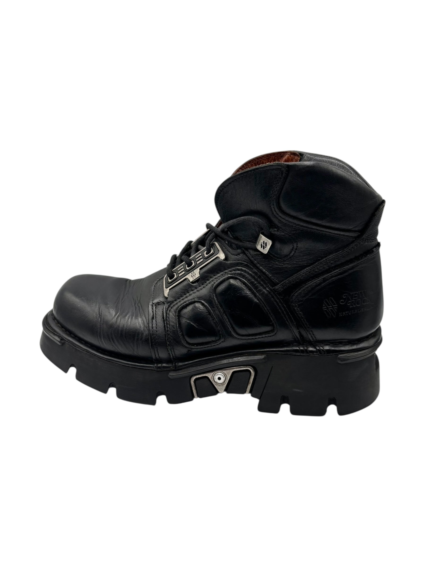 Vintage New Rock combat ankle boots size 46