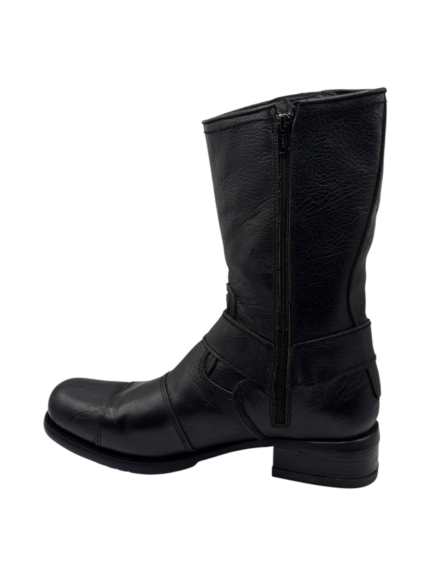 Vintage New Rock leather biker boots