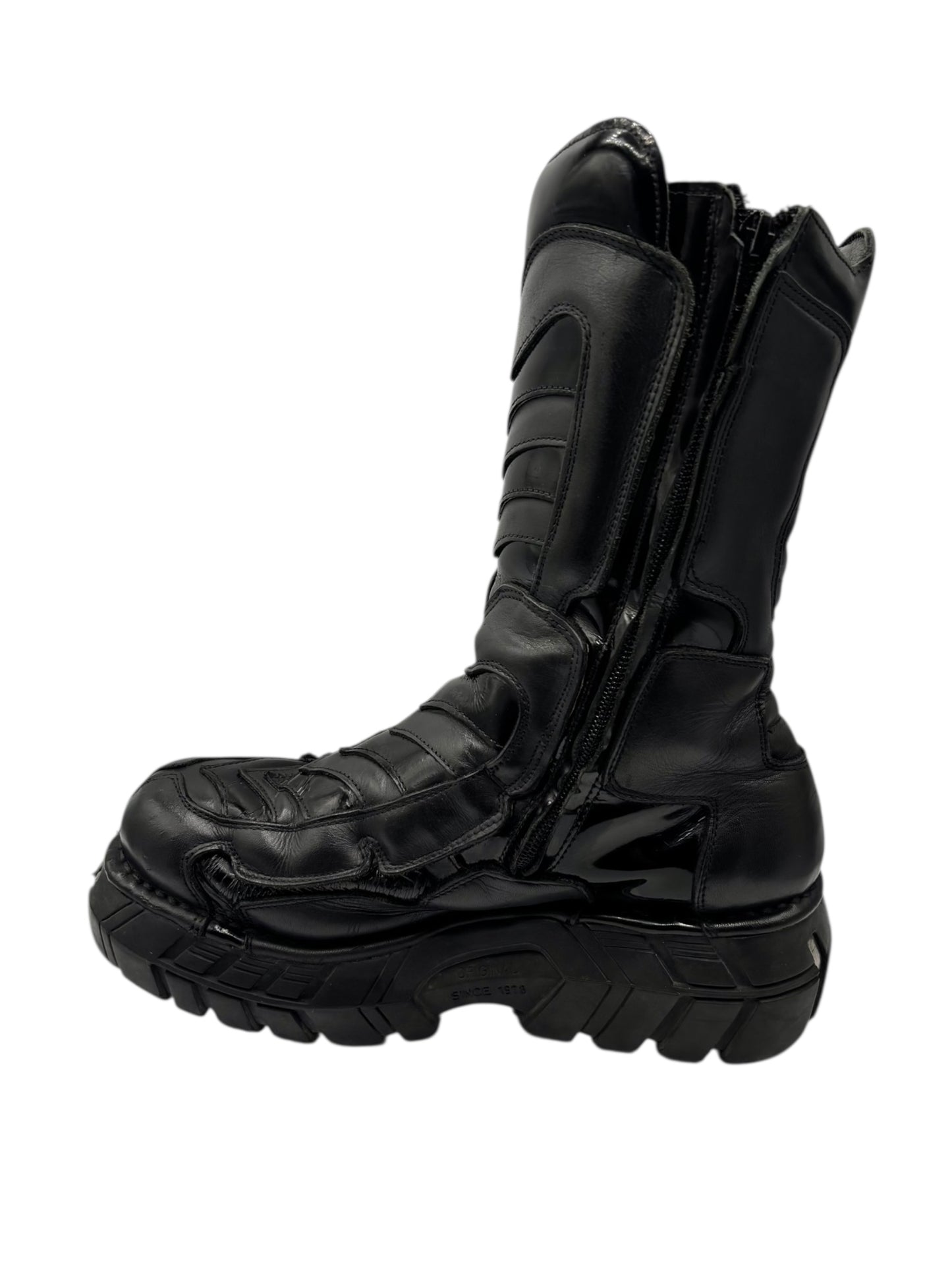 RARE vintage New Rock trailer platform boots size 40