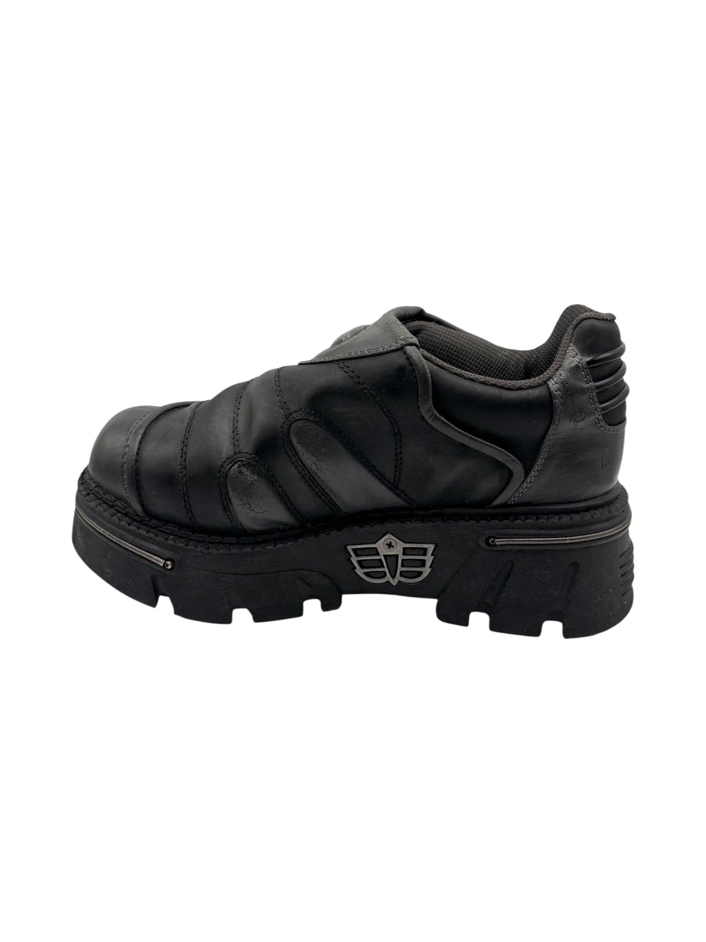 Vintage XSPORT leather platform boots size 42