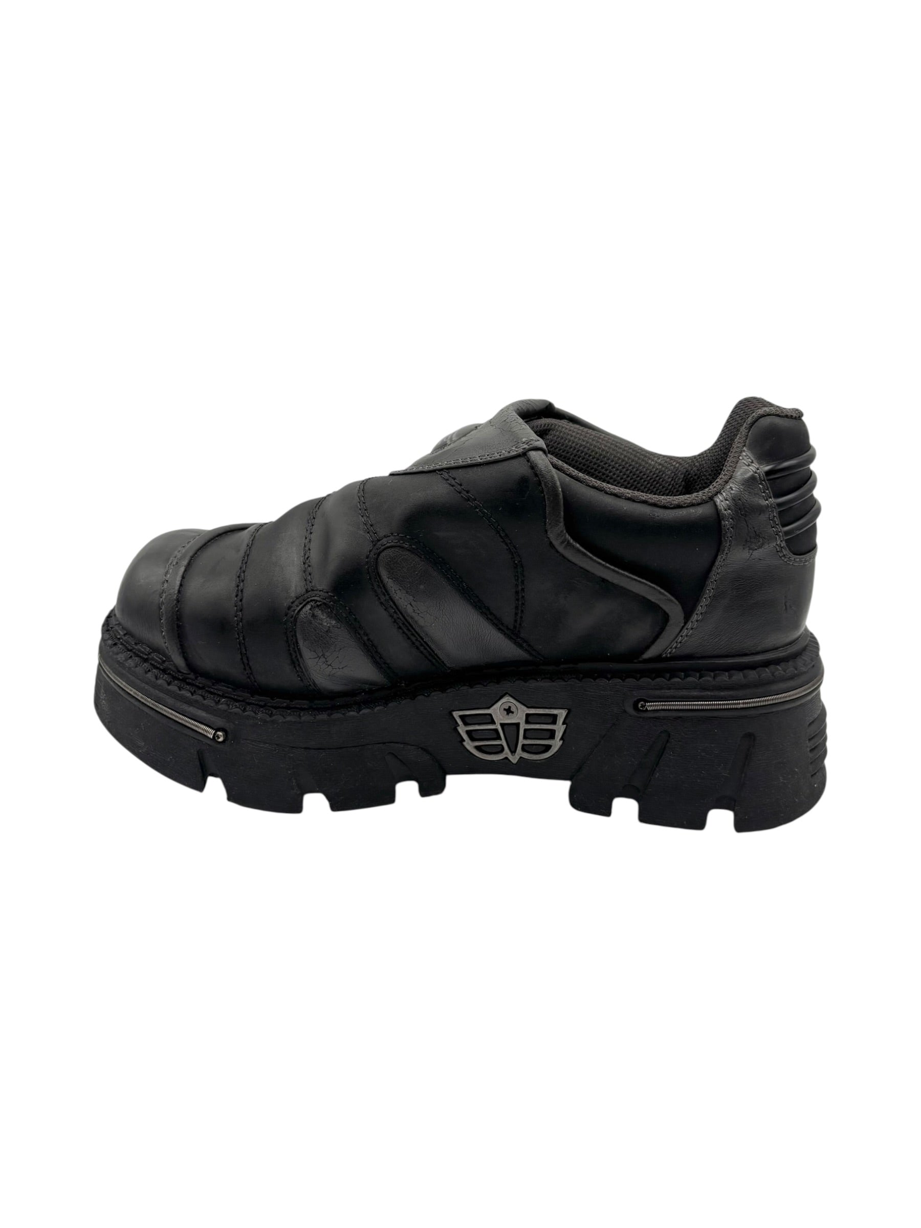 Vintage XSPORT leather platform boots size 42