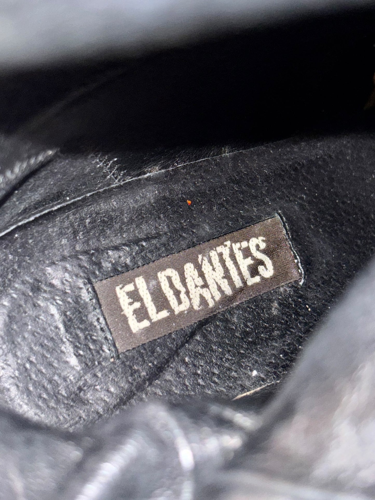 Rare vintage 90s El Dantes knee high block platform boots