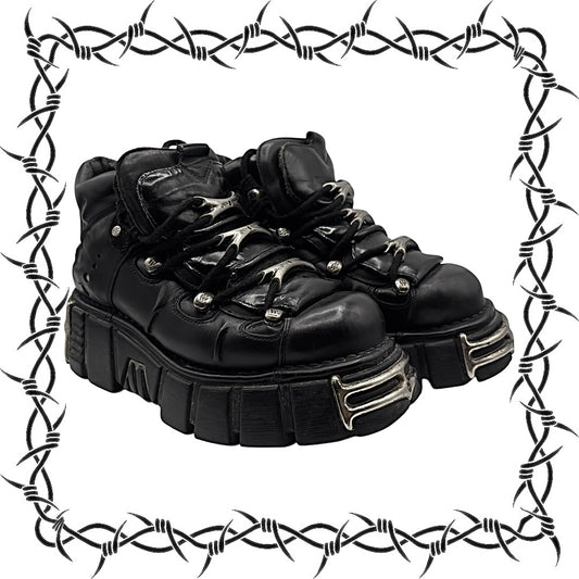 Vintage New Rock M.106-S1 platform boots