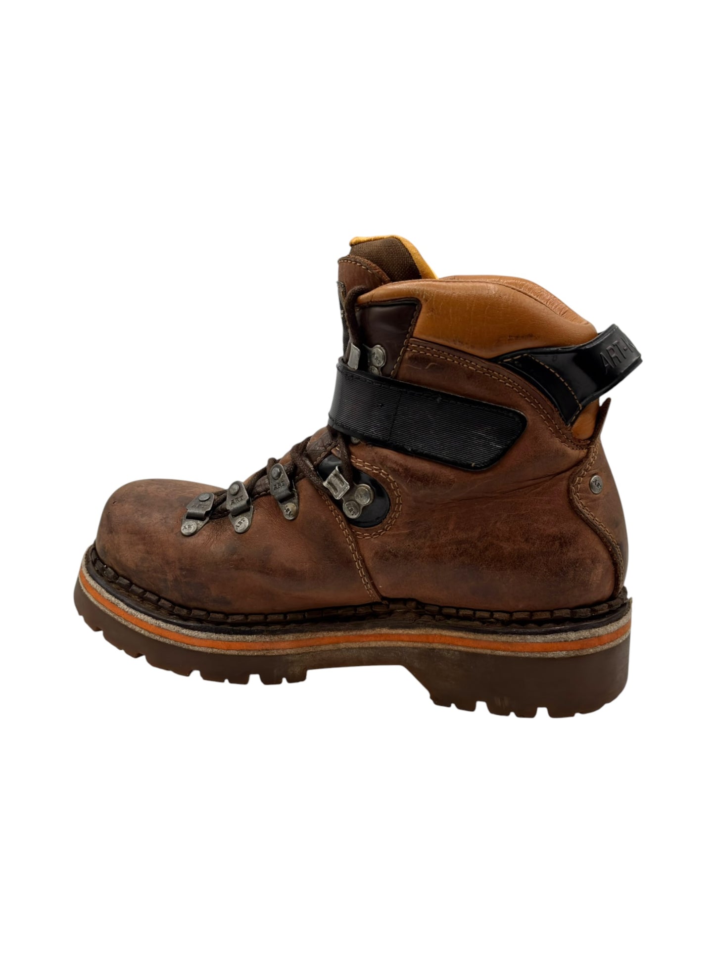 Vintage ART brown leather ankle boots
