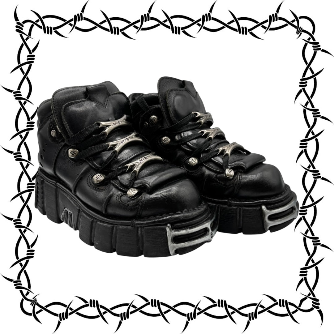 Vintage New Rock M-106-S1 platform boots size 38