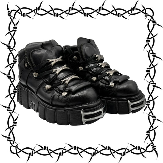 Vintage New Rock M-106-S1 platform boots size 38