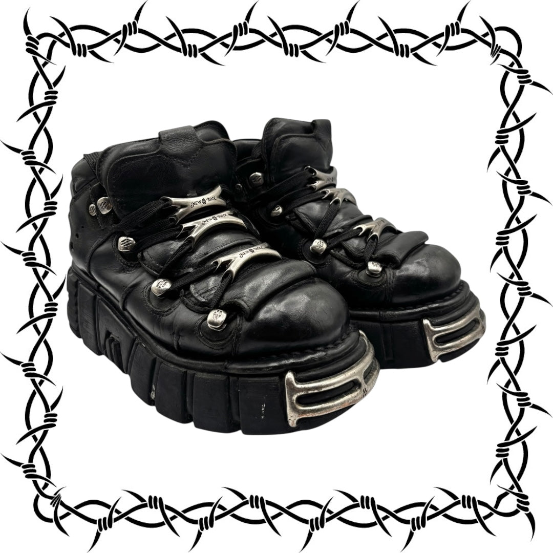 Vintage New Rock M-106-S1 platform boots size 38
