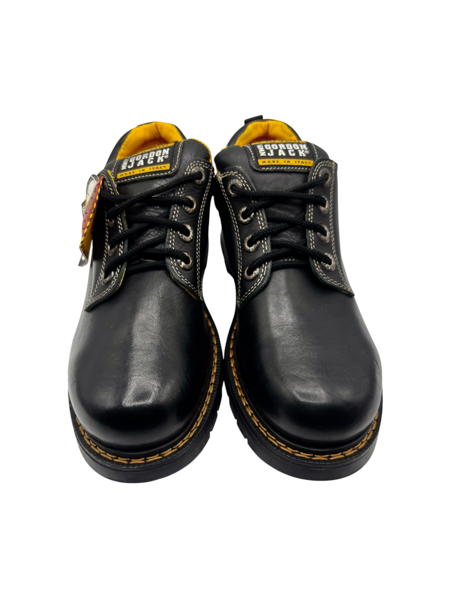 Vintage Gordon Jack classic black leather ankle boots size 44