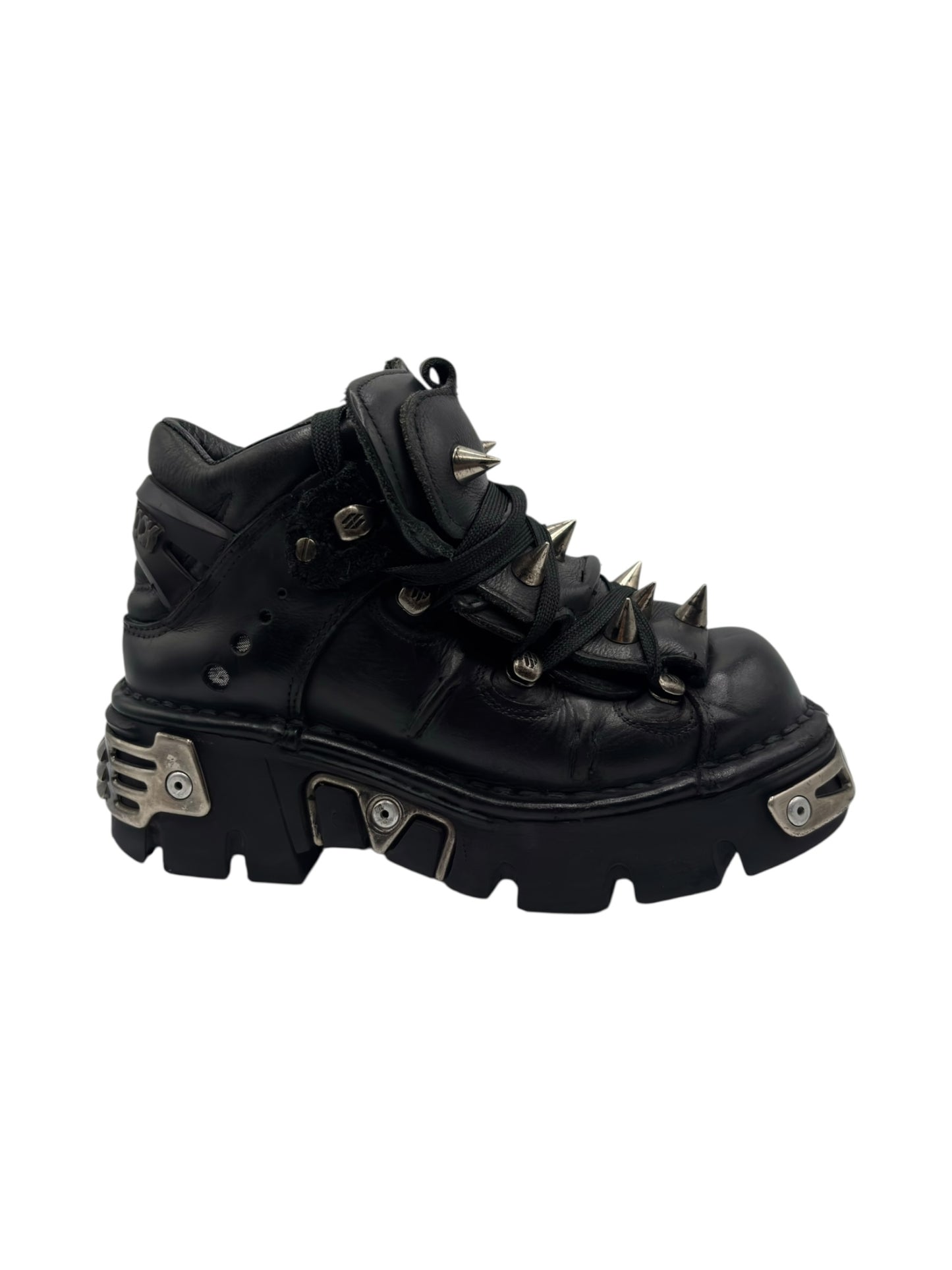 Vintage New Rock spiky platform boots